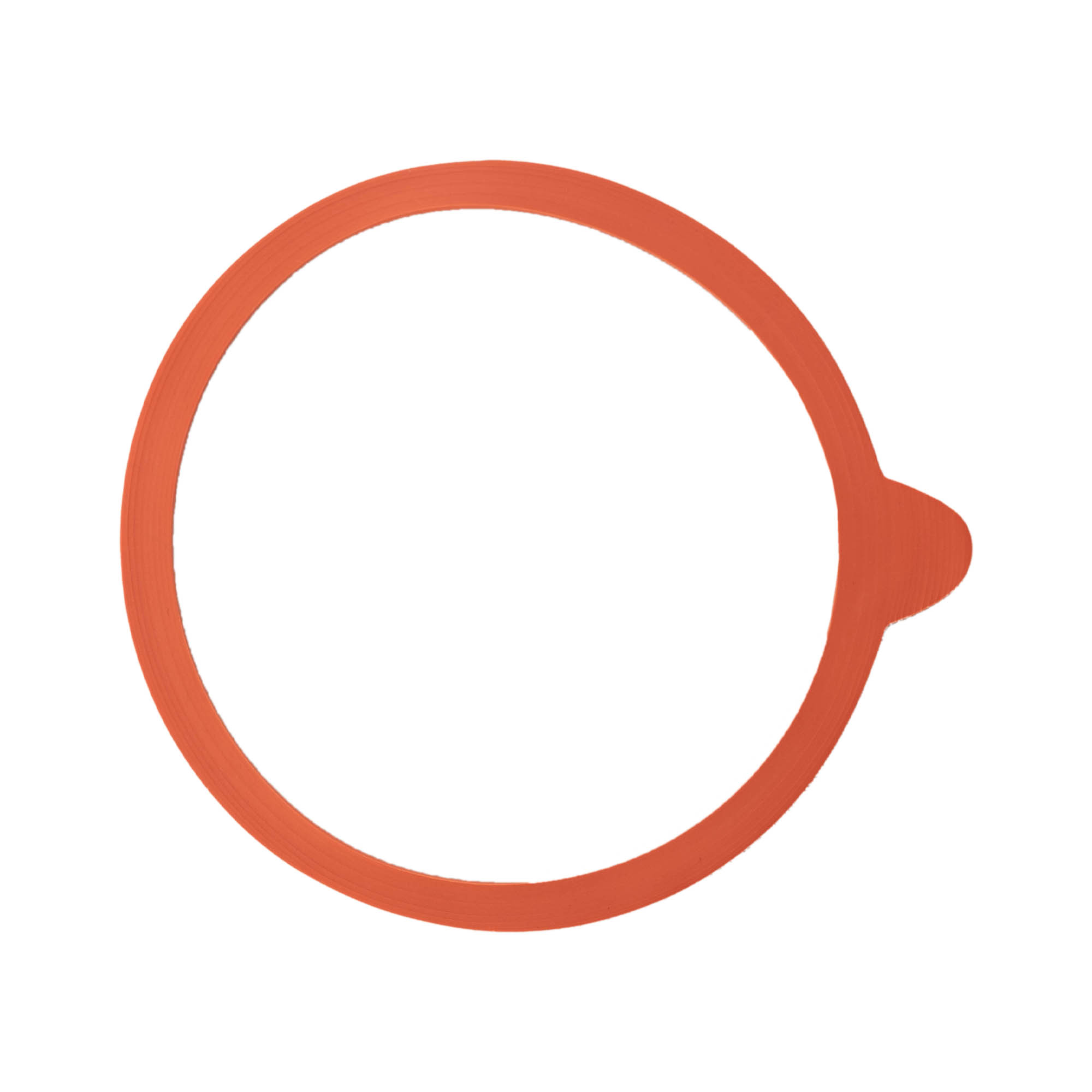 Pierścień do wekowania WECK RR120, czerwony, wylot: krawędź okrągła