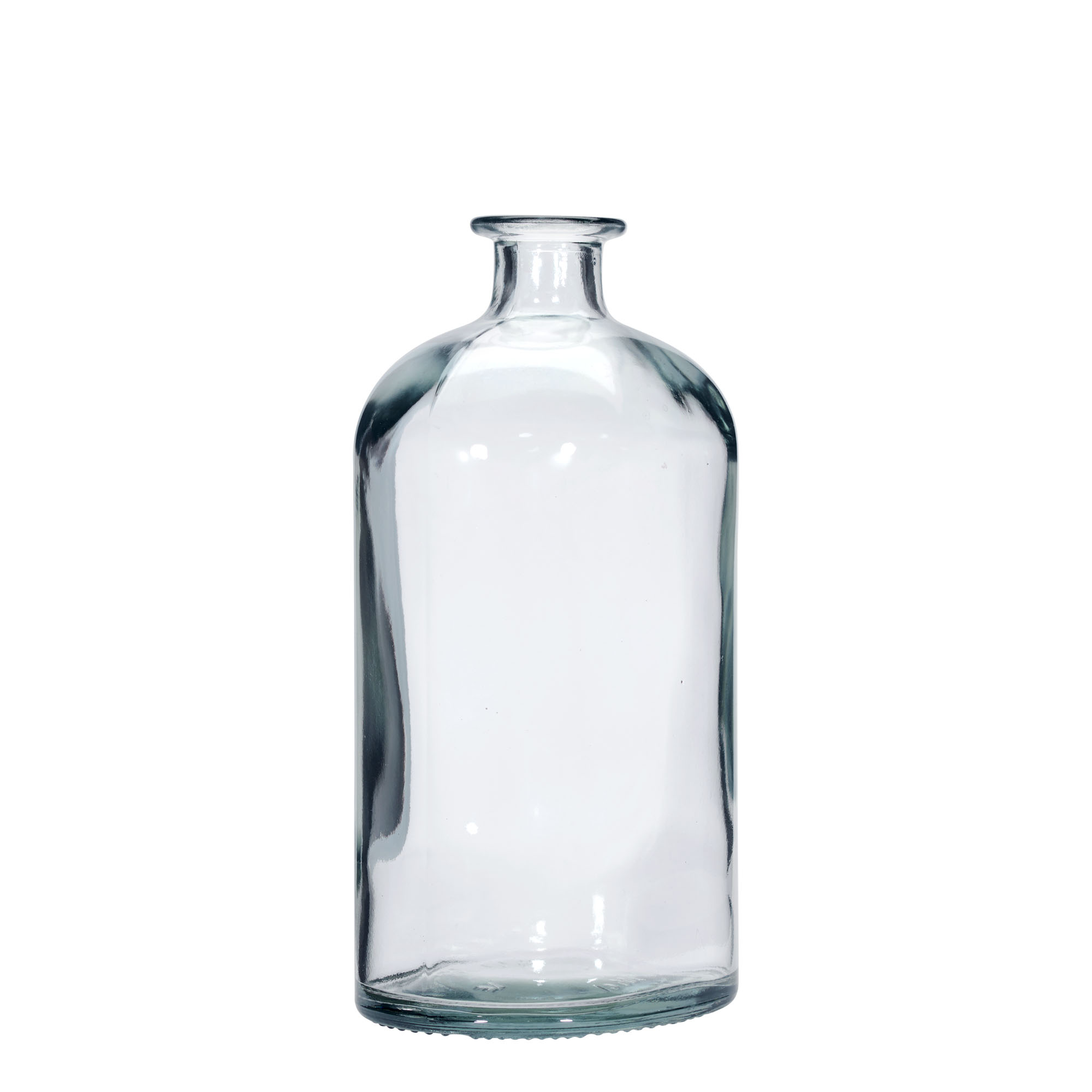 1.000 ml butelka szklana 'Dundee', owalna, szyjka: korek