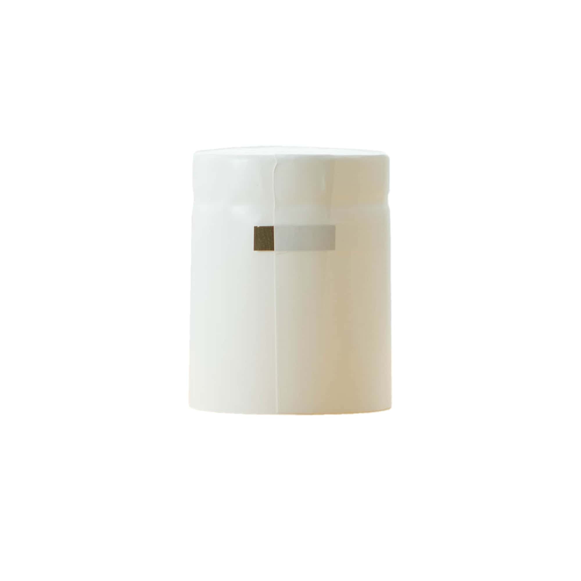 Kapsel termokurczliwa 32x41, tworzywo sztuczne PVC, biały