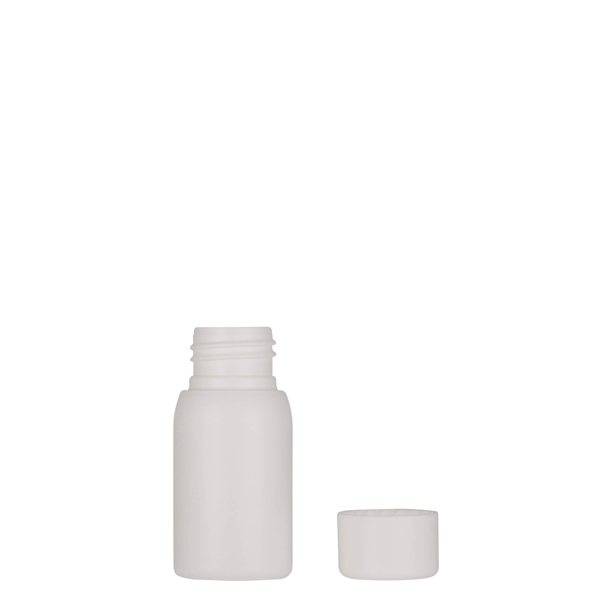 30 ml butelka plastikowa 'Tuffy', HDPE, biała, szyjka: 24/410 30 ml butelka plastikowa 'Tuffy', HDPE, biała, szyjka: 24/410