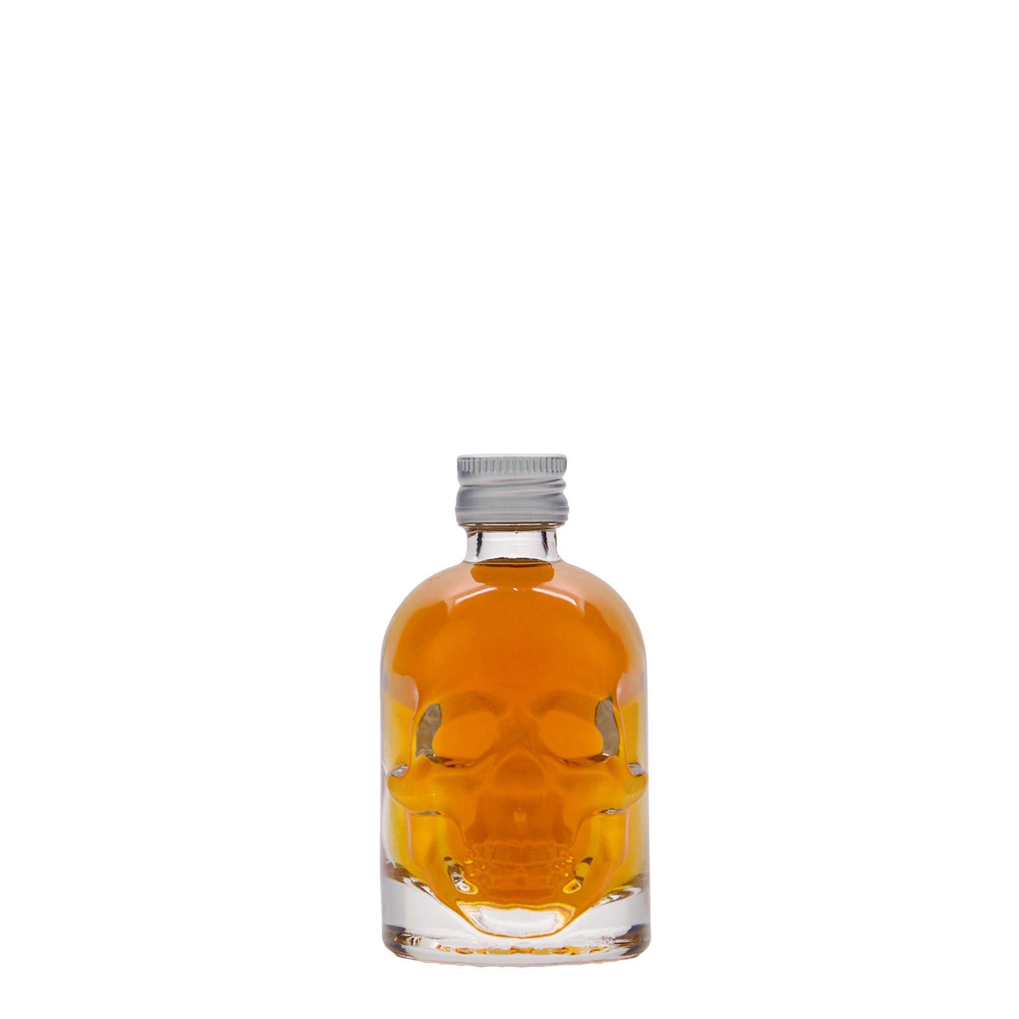50 ml butelka szklana „Totenkopf”, gwint: PP 18