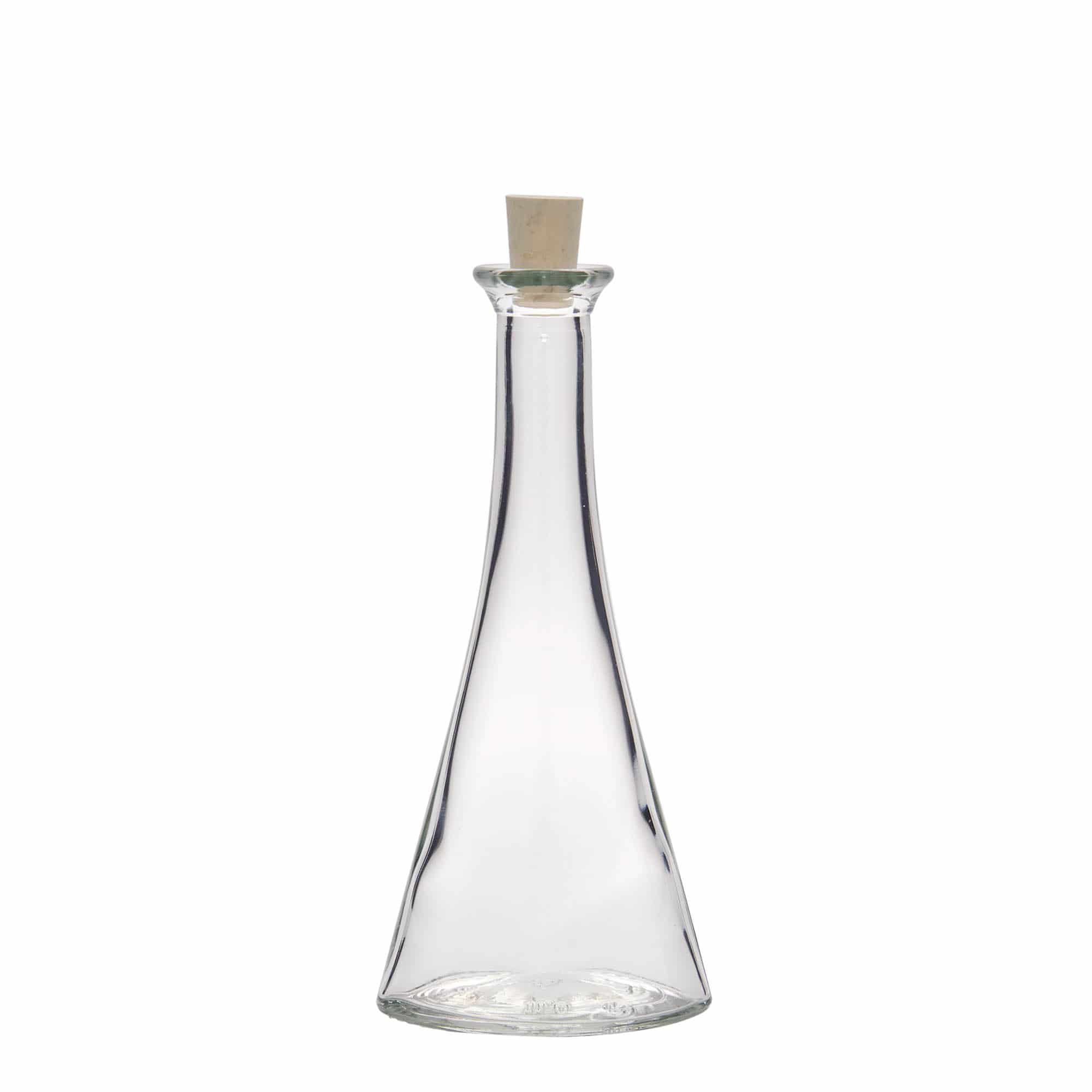 Butelka szklana 100 ml 'Veronica', półokrągła, otwór: korek