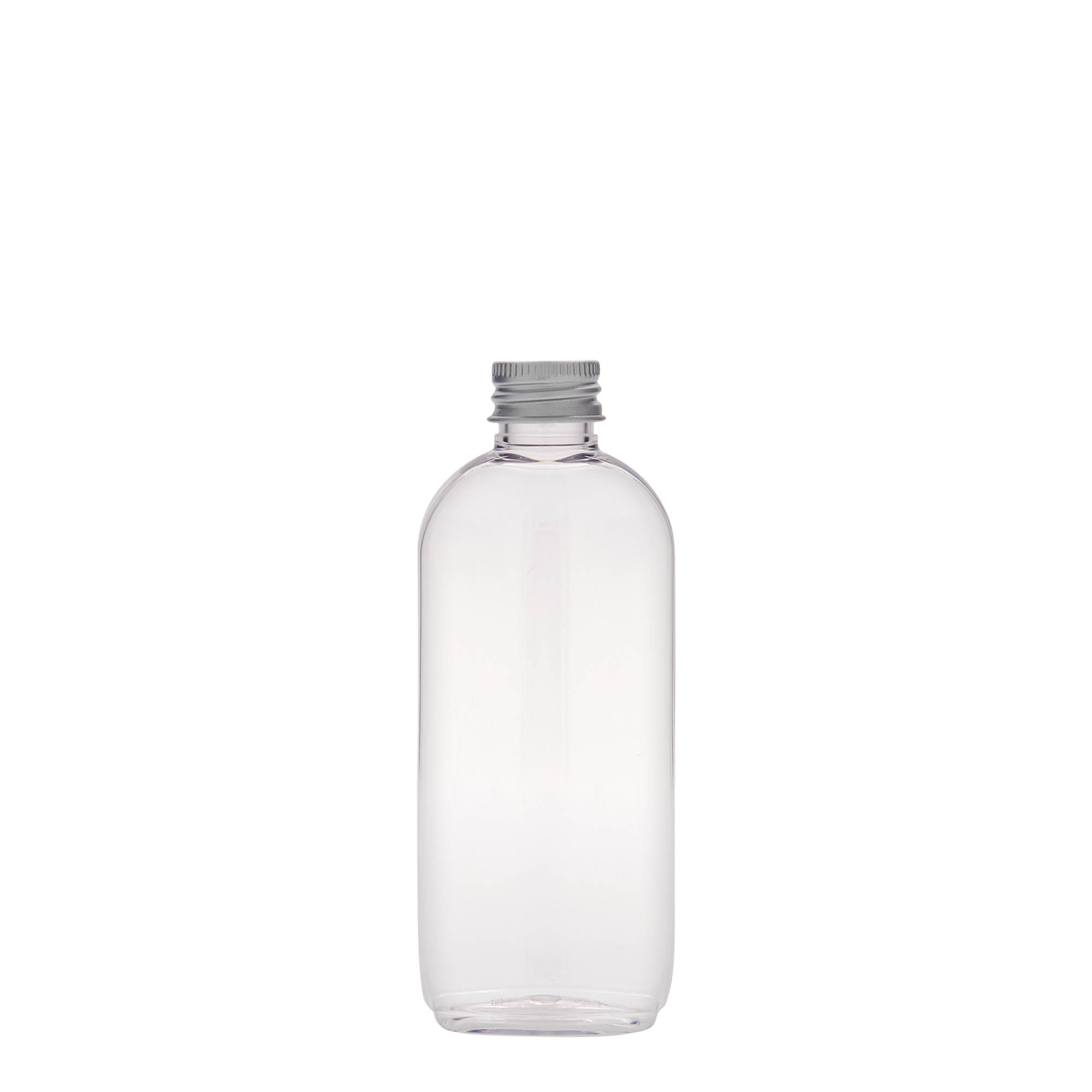 100 ml butelka PET „Iris”, owalna, plastik, gwint: 20/410 100 ml butelka PET „Iris”, owalna, plastik, gwint: 20/410