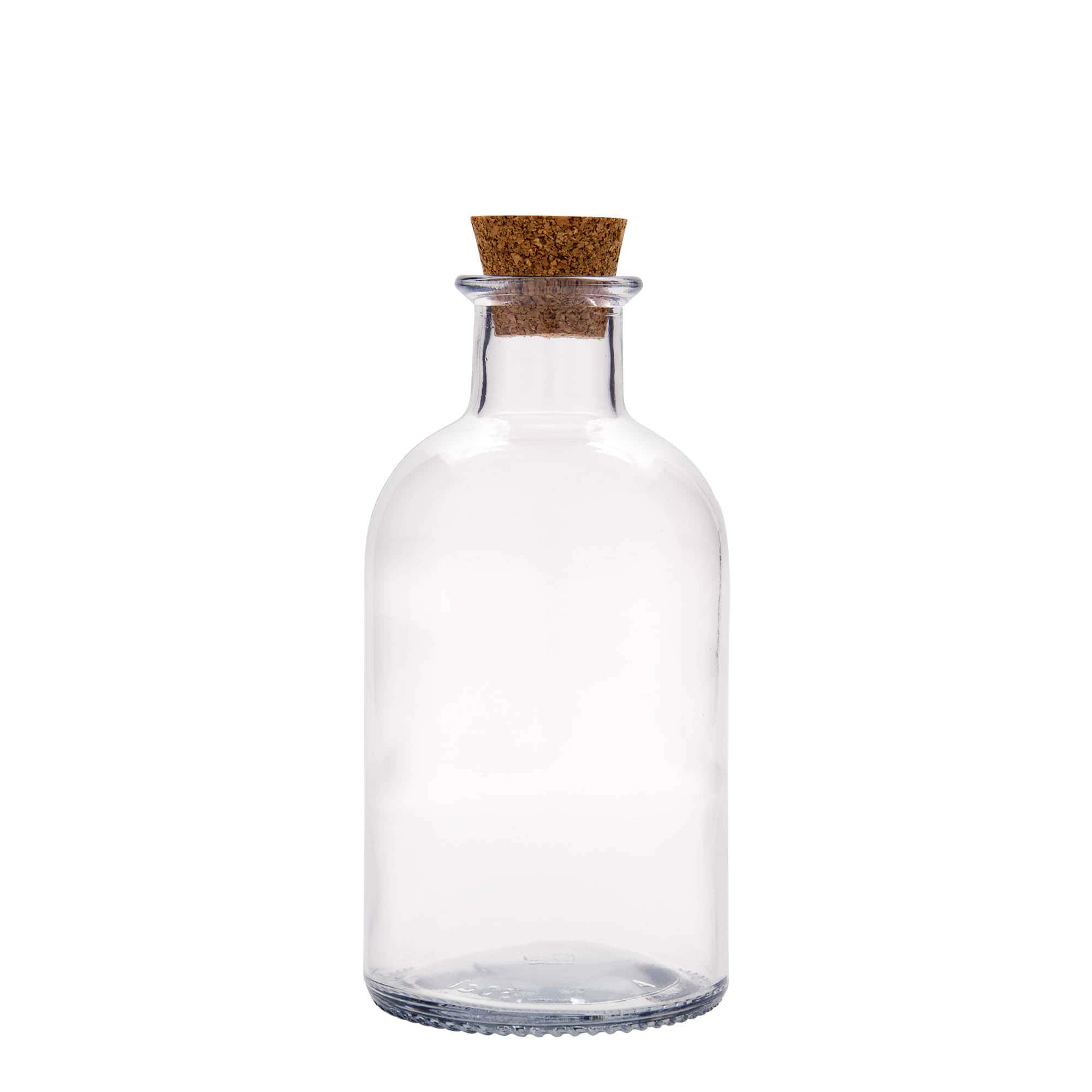 500 ml butelka szklana apteczna 'Italia', zamknięcie: korek