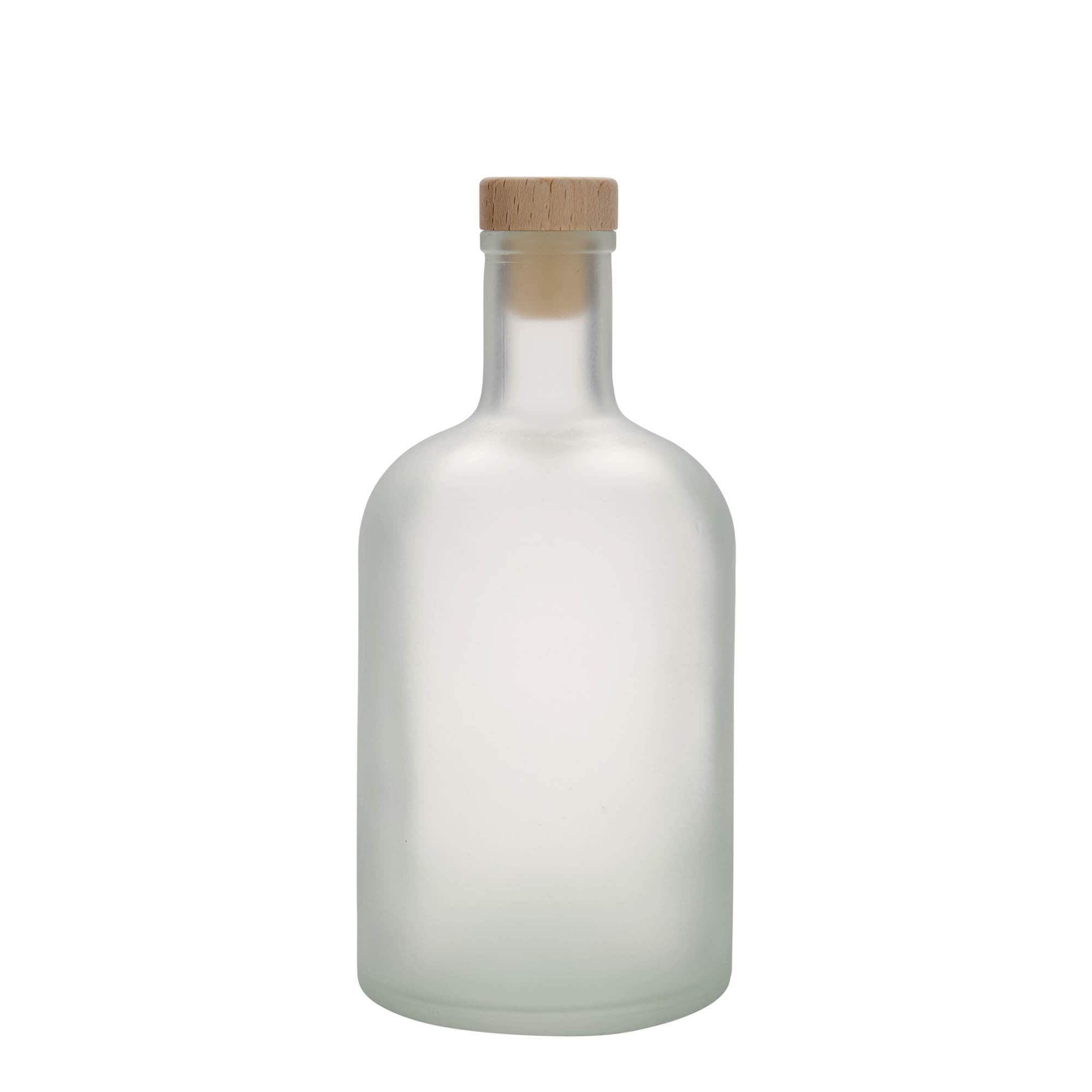 700 ml butelka szklana 'Gerardino', mrożona, szyjka: korek