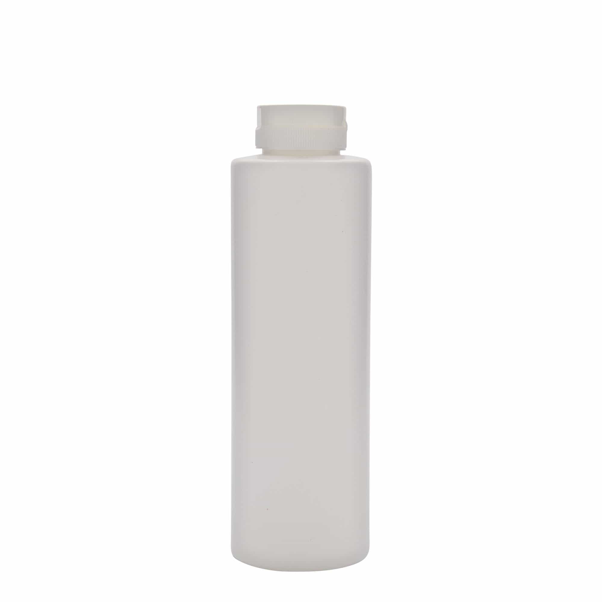 500 ml butelka na sos, tworzywo sztuczne LDPE, kolor biały, zamknięcie: GPI 38/400
