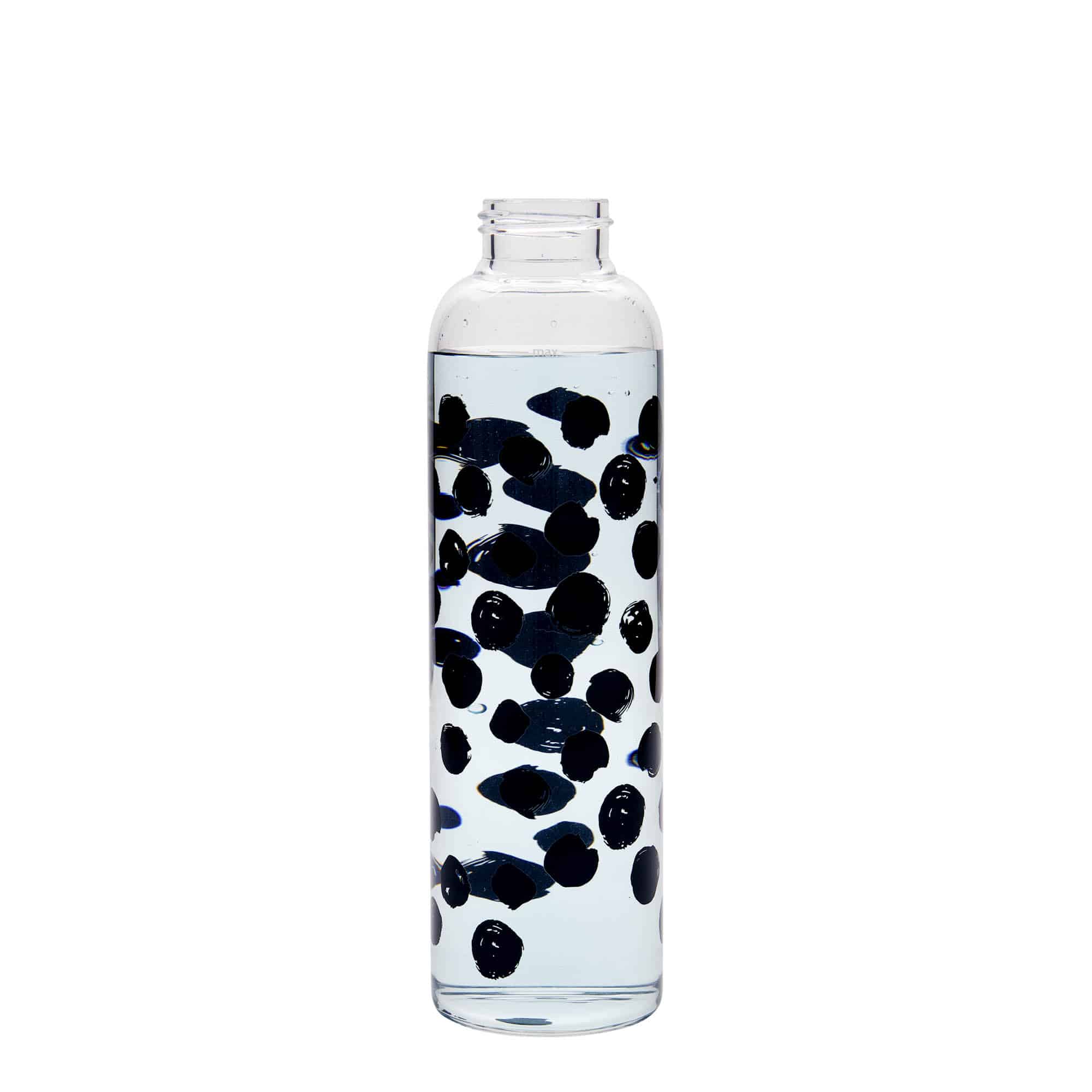 Butelka do picia 500 ml 'Perseus - Czarne kropki', otwór: zakrętka na gwint Butelka do picia 500 ml 'Perseus - Czarne kropki', otwór: zakrętka na gwint