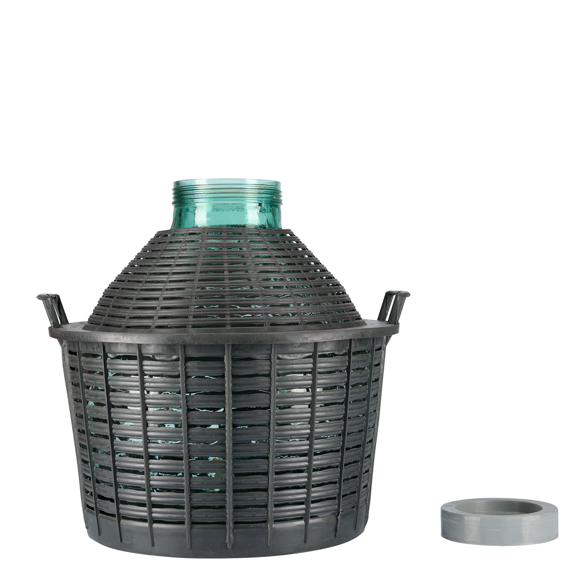 25 l butla balonowa szeroko szyjkowa, szkło, wylot: zakręcany korek