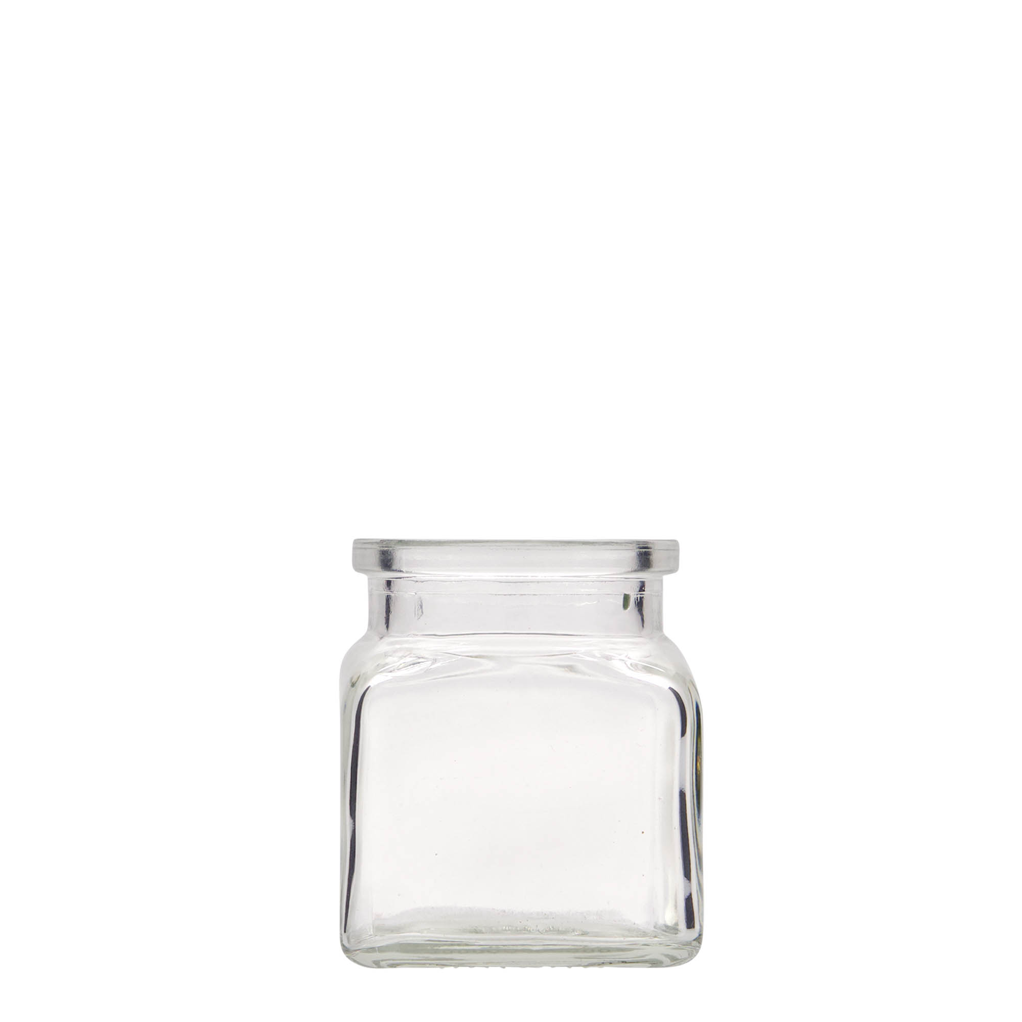120 ml szklany słoik z korkiem, kwadratowy, otwór: korek 120 ml szklany słoik z korkiem, kwadratowy, otwór: korek