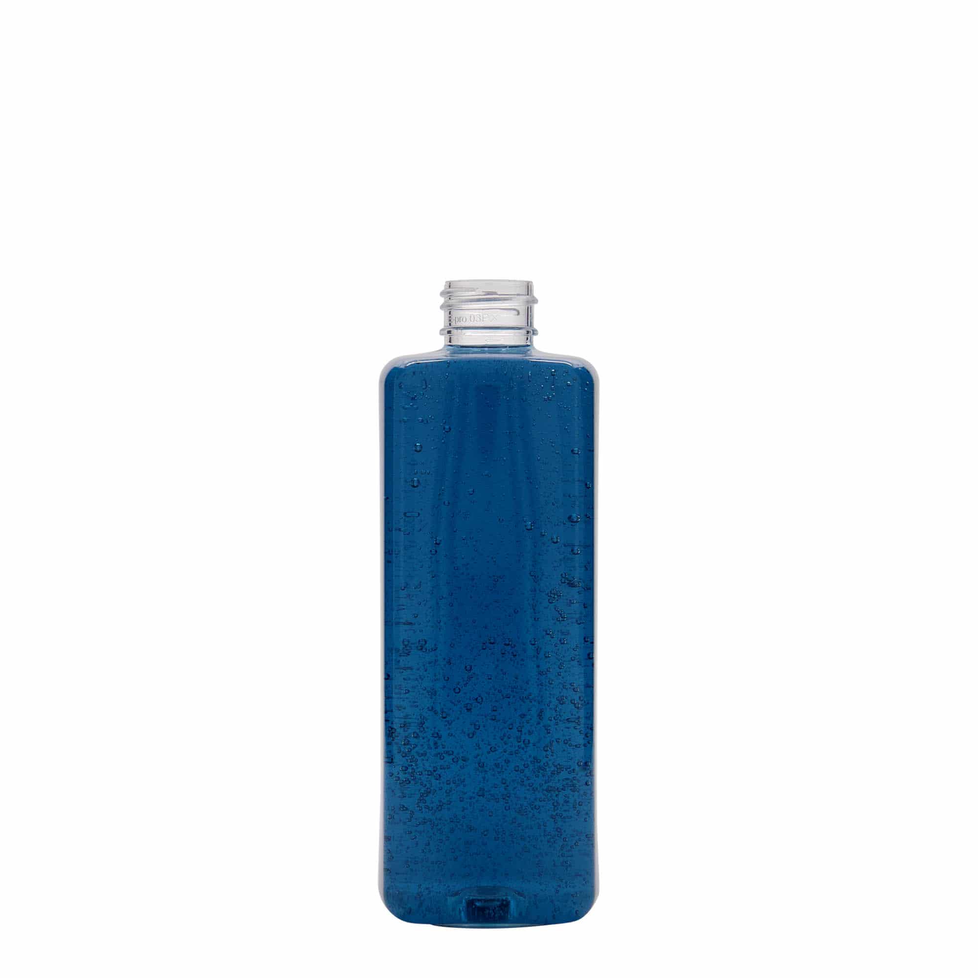 300 ml butelka PET 'Karl', kwadratowa, tworzywo sztuczne, zamknięcie: 24/410