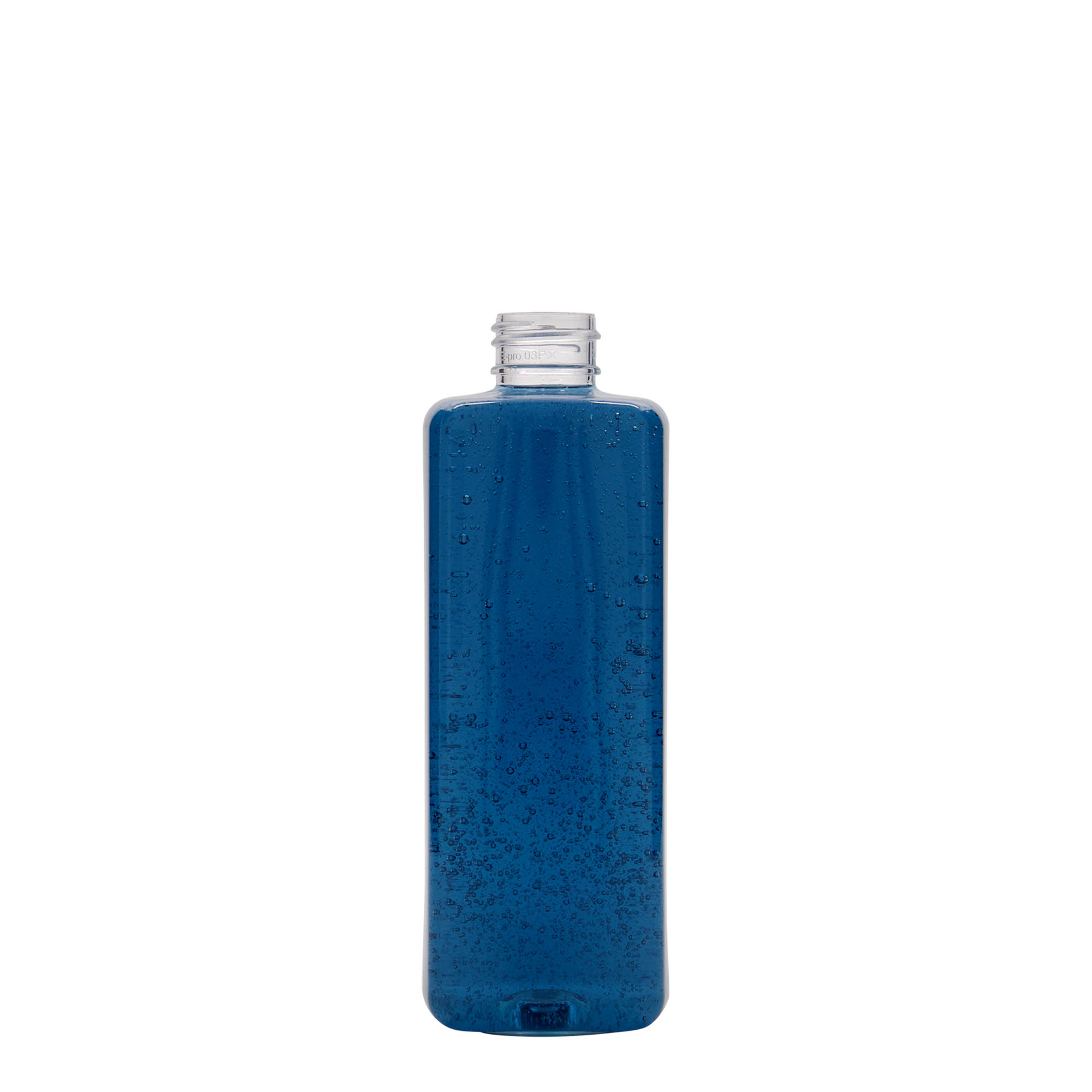 300 ml butelka PET „Karl”, kwadratowa, plastik, gwint: 24/410 300 ml butelka PET „Karl”, kwadratowa, plastik, gwint: 24/410