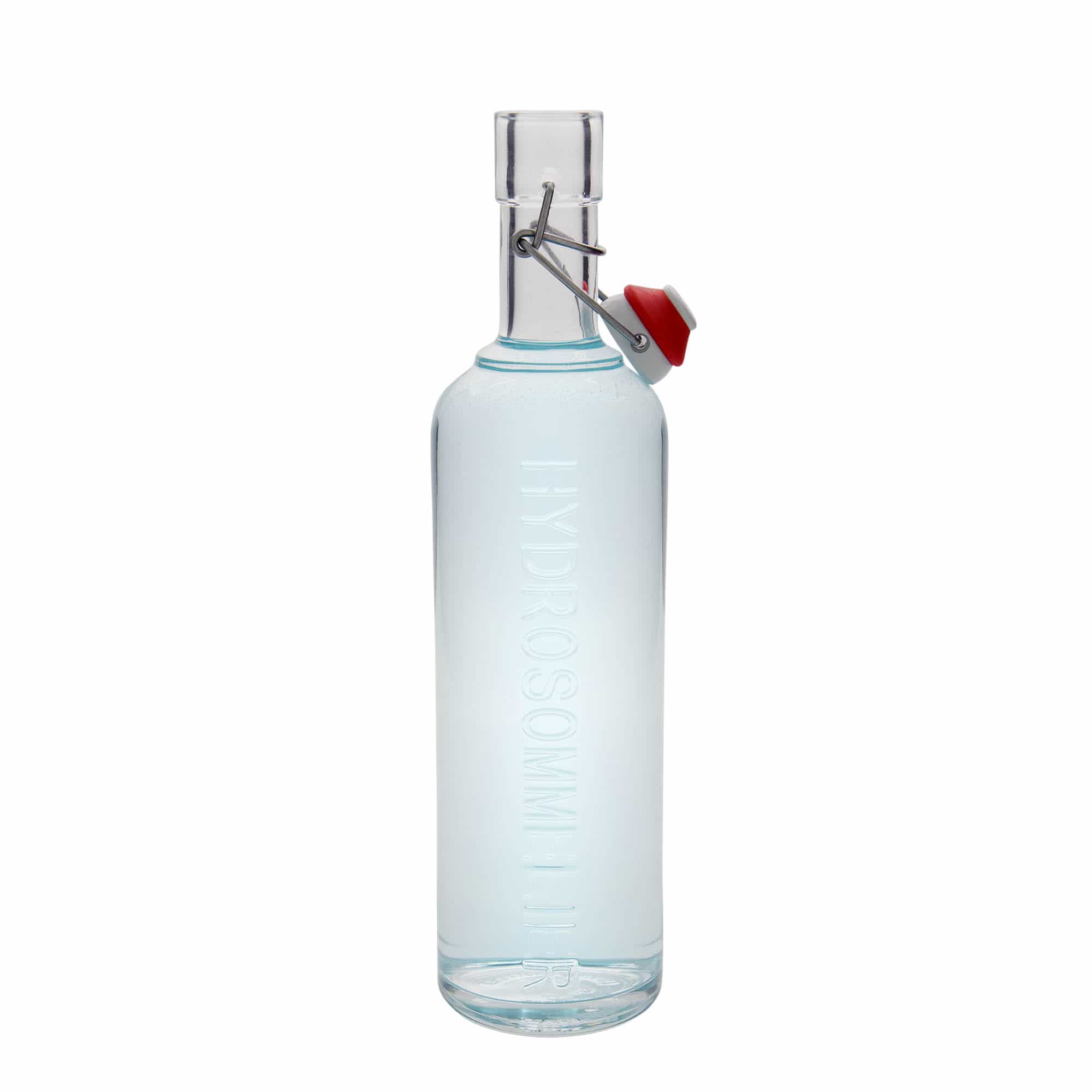1.000 ml butelka szklana 'Optima Hydrosommelier', wylot: z zamknięciem na klips