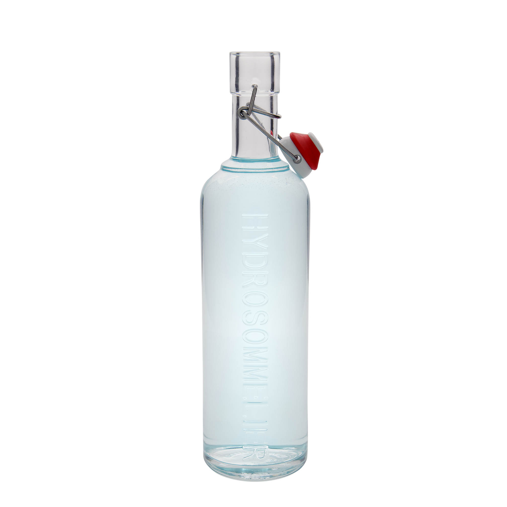1.000 ml butelka szklana 'Optima Hydrosommelier', wylot: z zamknięciem na klips 1.000 ml butelka szklana 'Optima Hydrosommelier', wylot: z zamknięciem na klips
