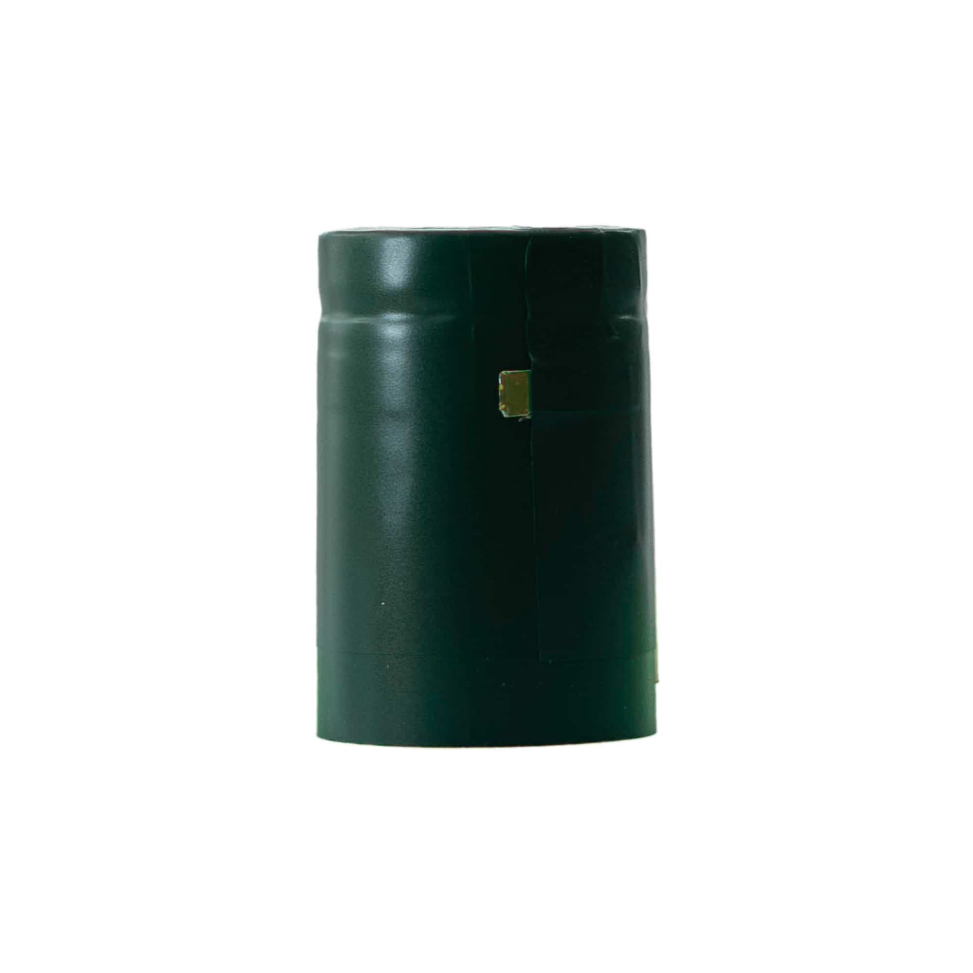 Kapturek termokurczliwy 32x41, tworzywo sztuczne PVC, kolor szmaragdowo-zielony Kapturek termokurczliwy 32x41, tworzywo sztuczne PVC, kolor szmaragdowo-zielony