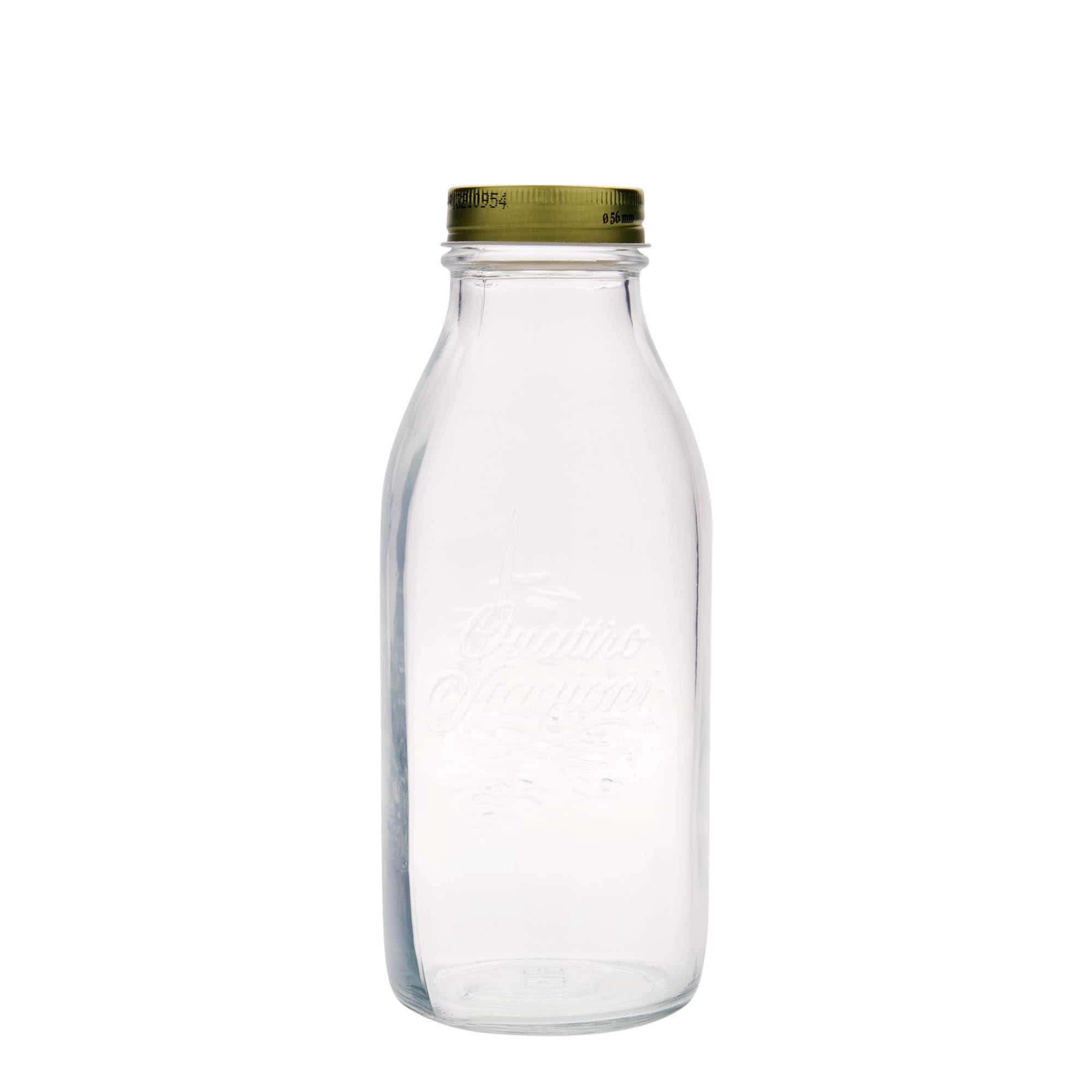 1000 ml butelka szklana 'Quattro Stagioni', zamknięcie: zakrętka