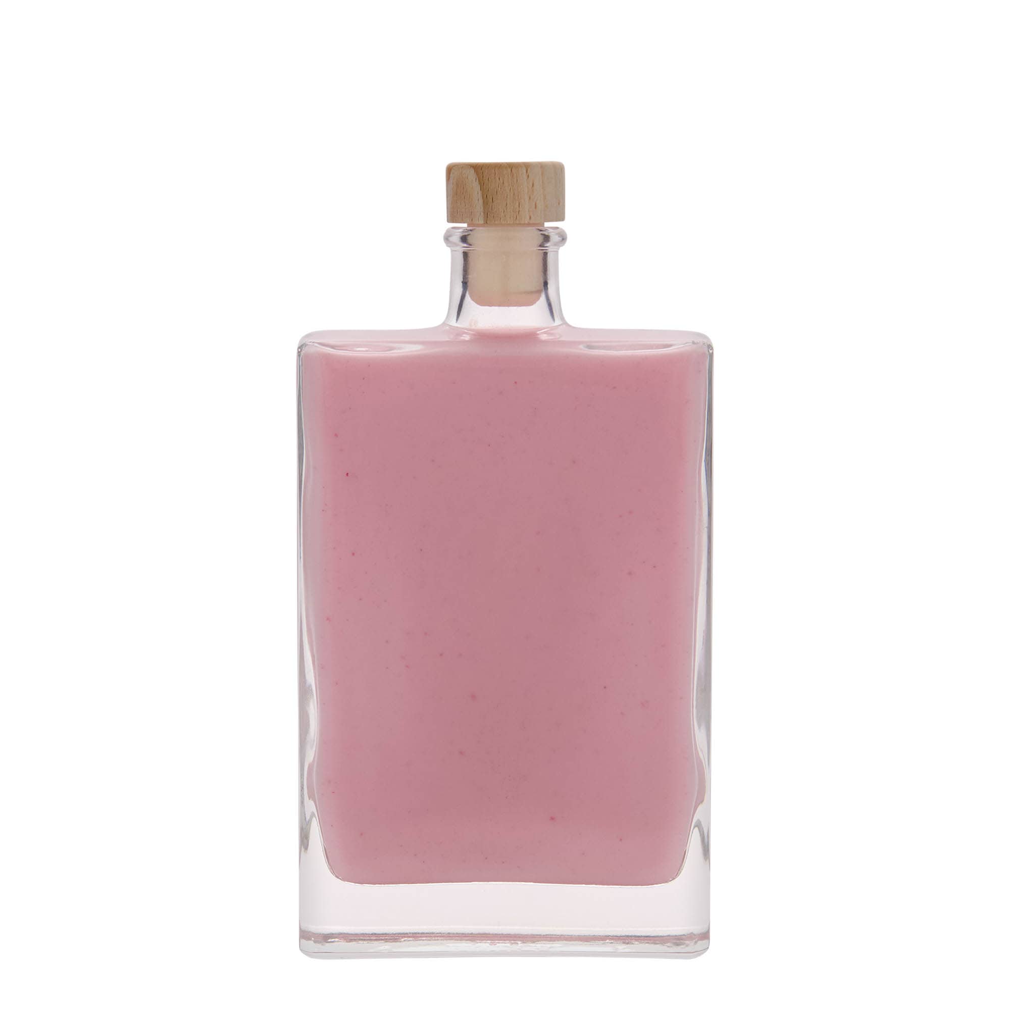 350 ml butelka szklana 'Julia', prostokątna, otwór: korek