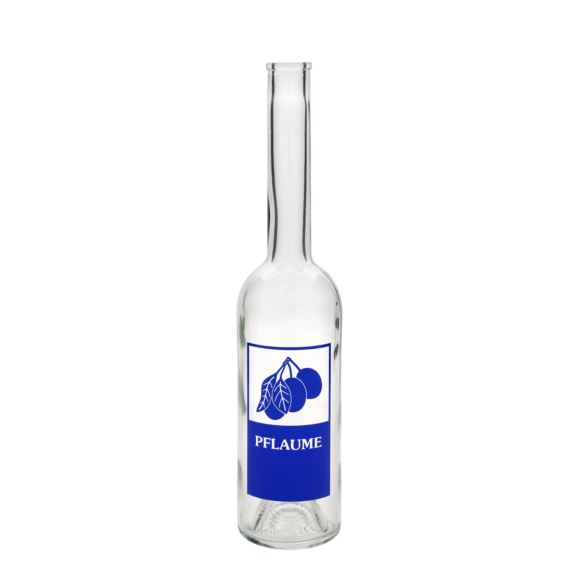 500 ml butelka szklana 'Opera', motyw: śliwka, korek 500 ml butelka szklana 'Opera', motyw: śliwka, korek