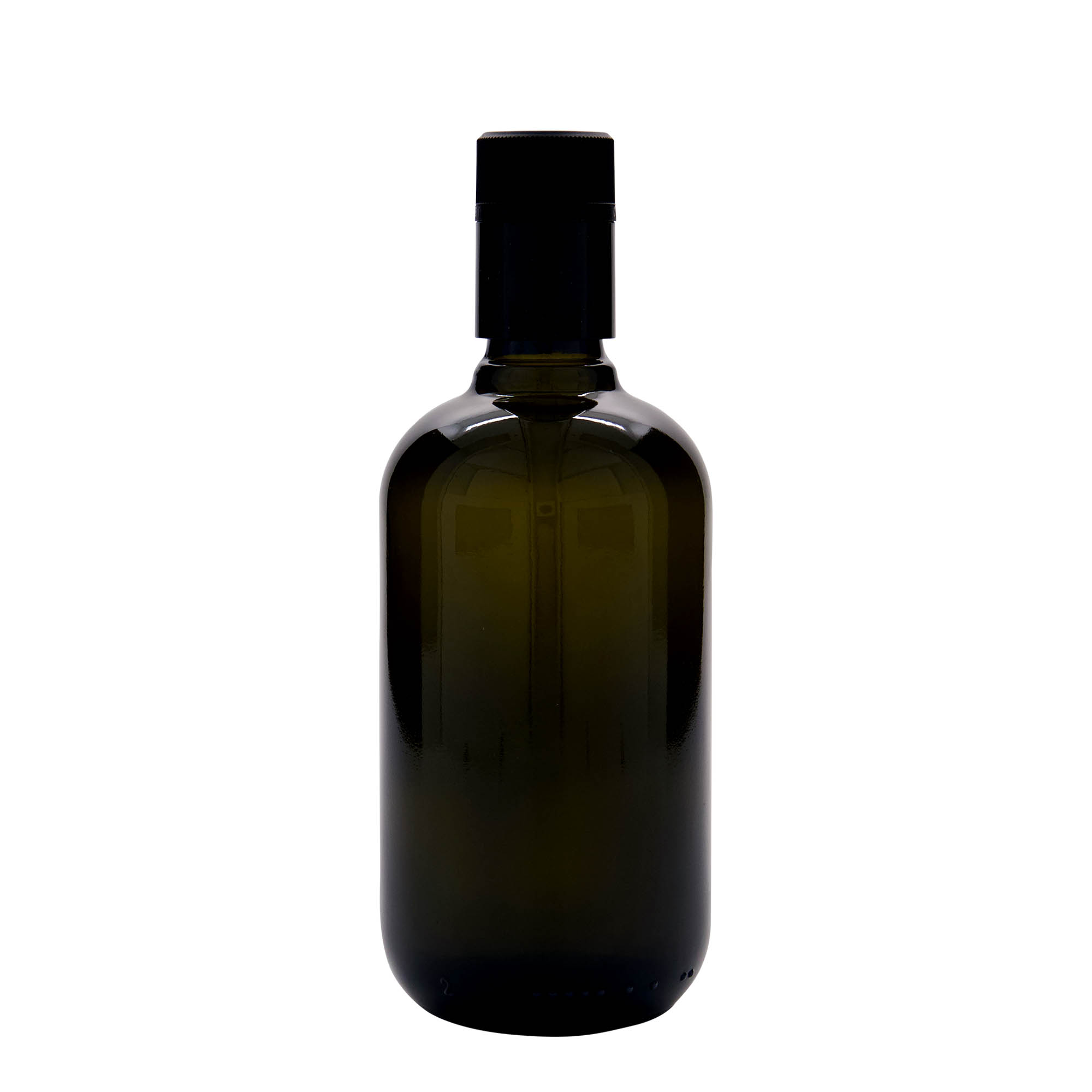 Butelka na ocet/olej 500 ml „Biolio”, szkło antyczne zielone, wylot: DOP Butelka na ocet/olej 500 ml „Biolio”, szkło antyczne zielone, wylot: DOP