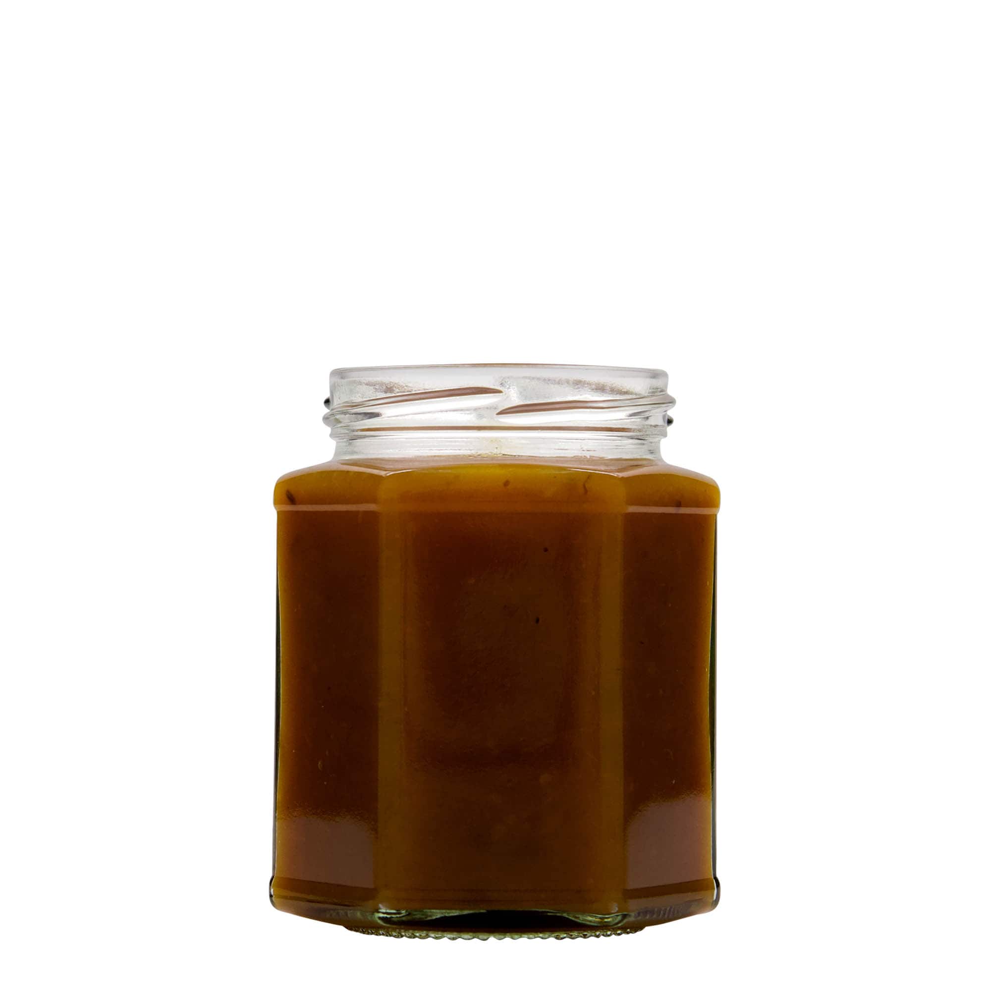 324 ml słoik sześciokątny, otwór: Twist-Off (TO 66) 324 ml słoik sześciokątny, otwór: Twist-Off (TO 66)