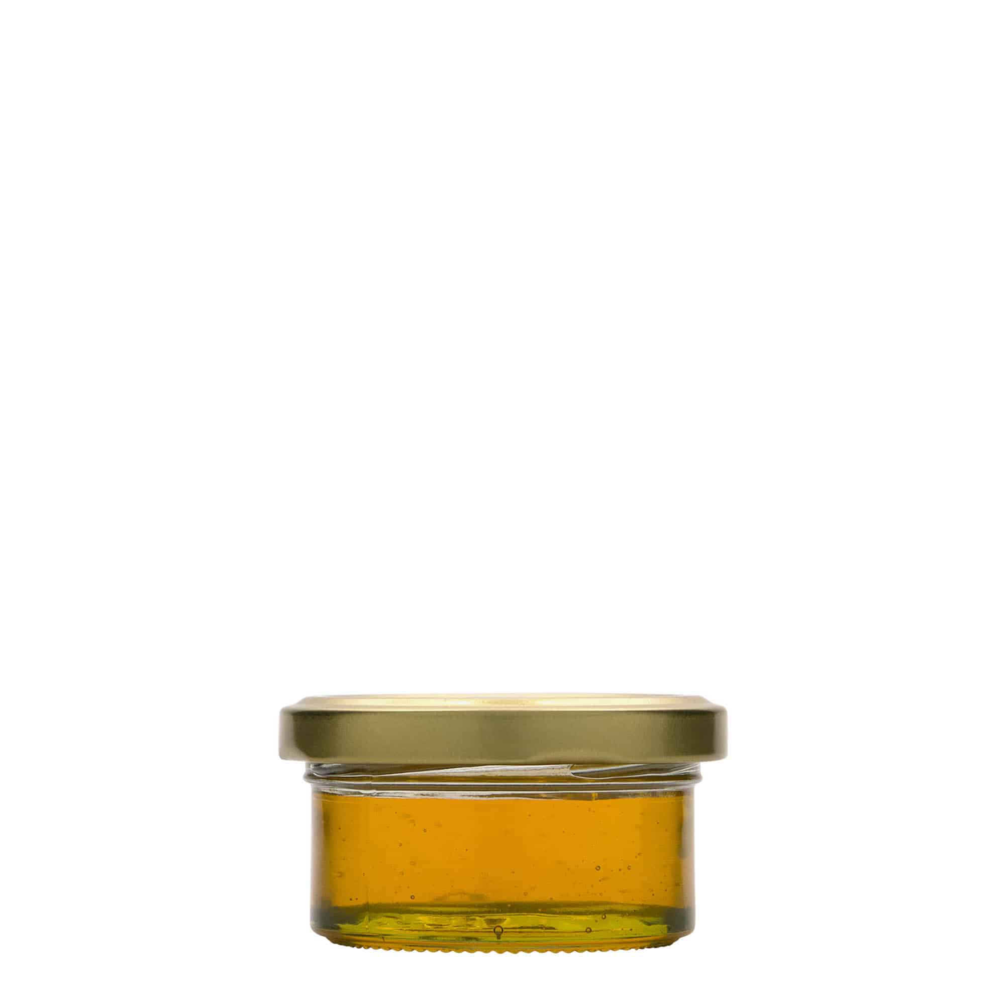 70 ml płaski słoik z szerokim wylotem, zakrętka typu Twist-Off (TO 66)