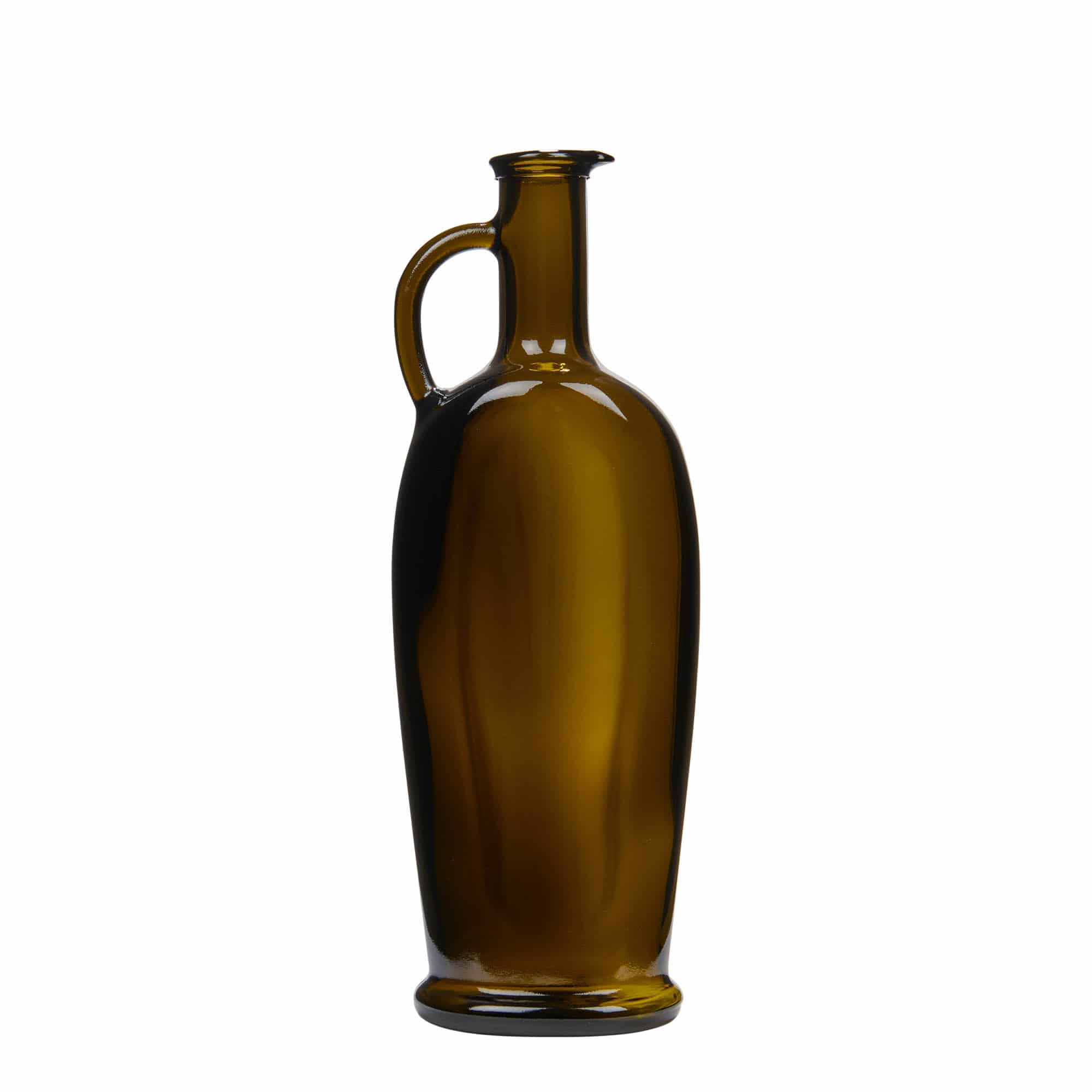 500 ml butelka szklana 'Eleganta', owalna, kolor zielony antyczny, zamknięcie: korek 500 ml butelka szklana 'Eleganta', owalna, kolor zielony antyczny, zamknięcie: korek