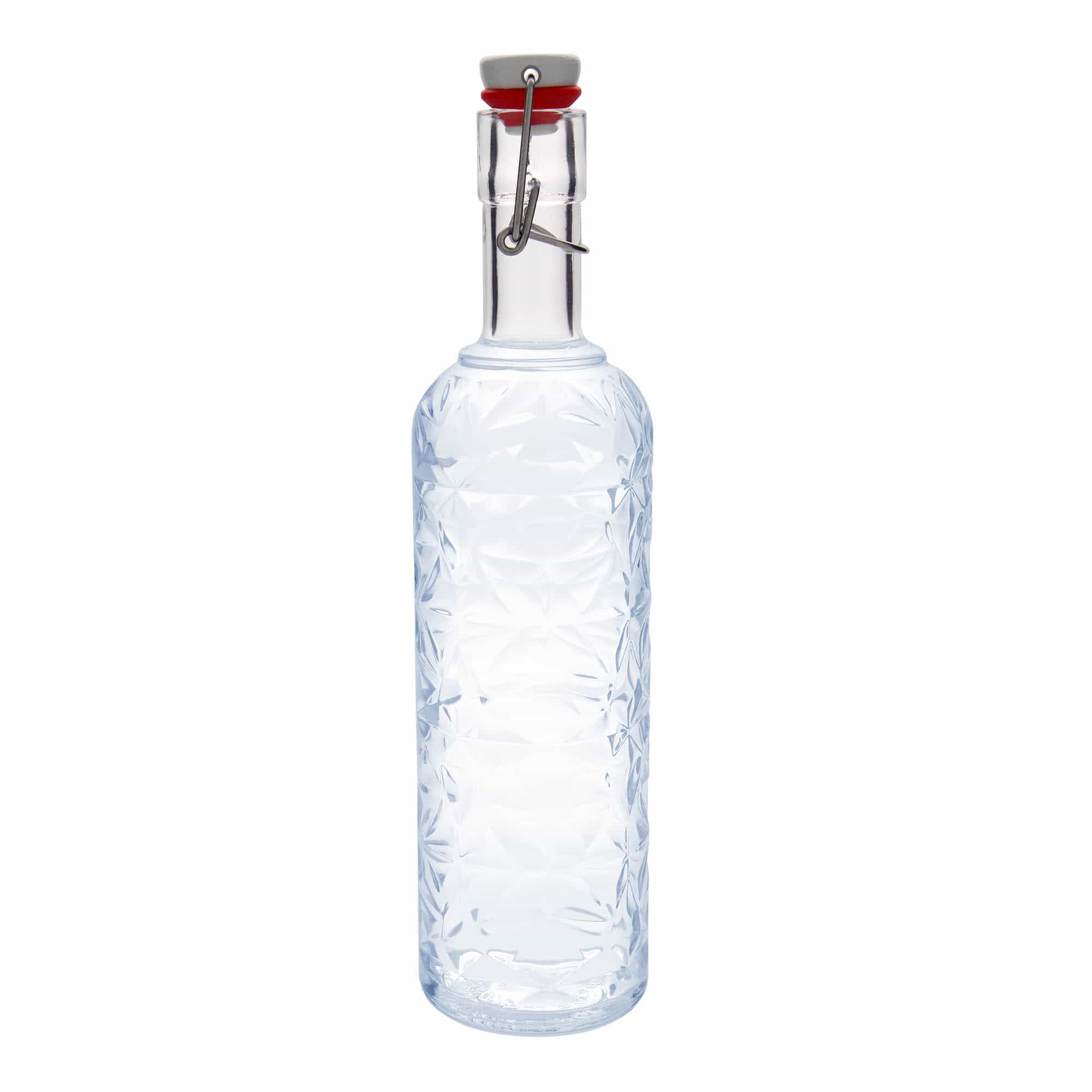 1.000 ml butelka szklana „Oriente”, otwór: zamknięcie na zawias 1.000 ml butelka szklana „Oriente”, otwór: zamknięcie na zawias