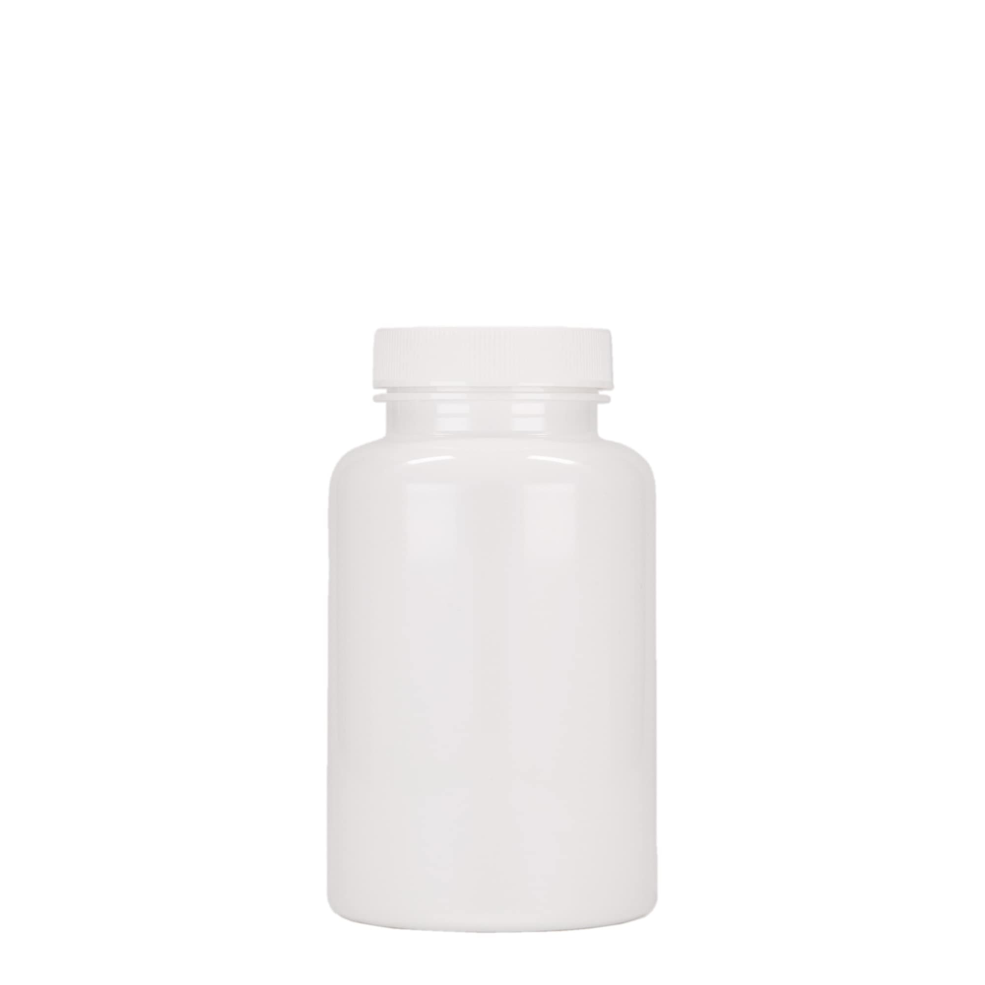 250 ml butelka PET, plastik, biały, gwint: 45/400