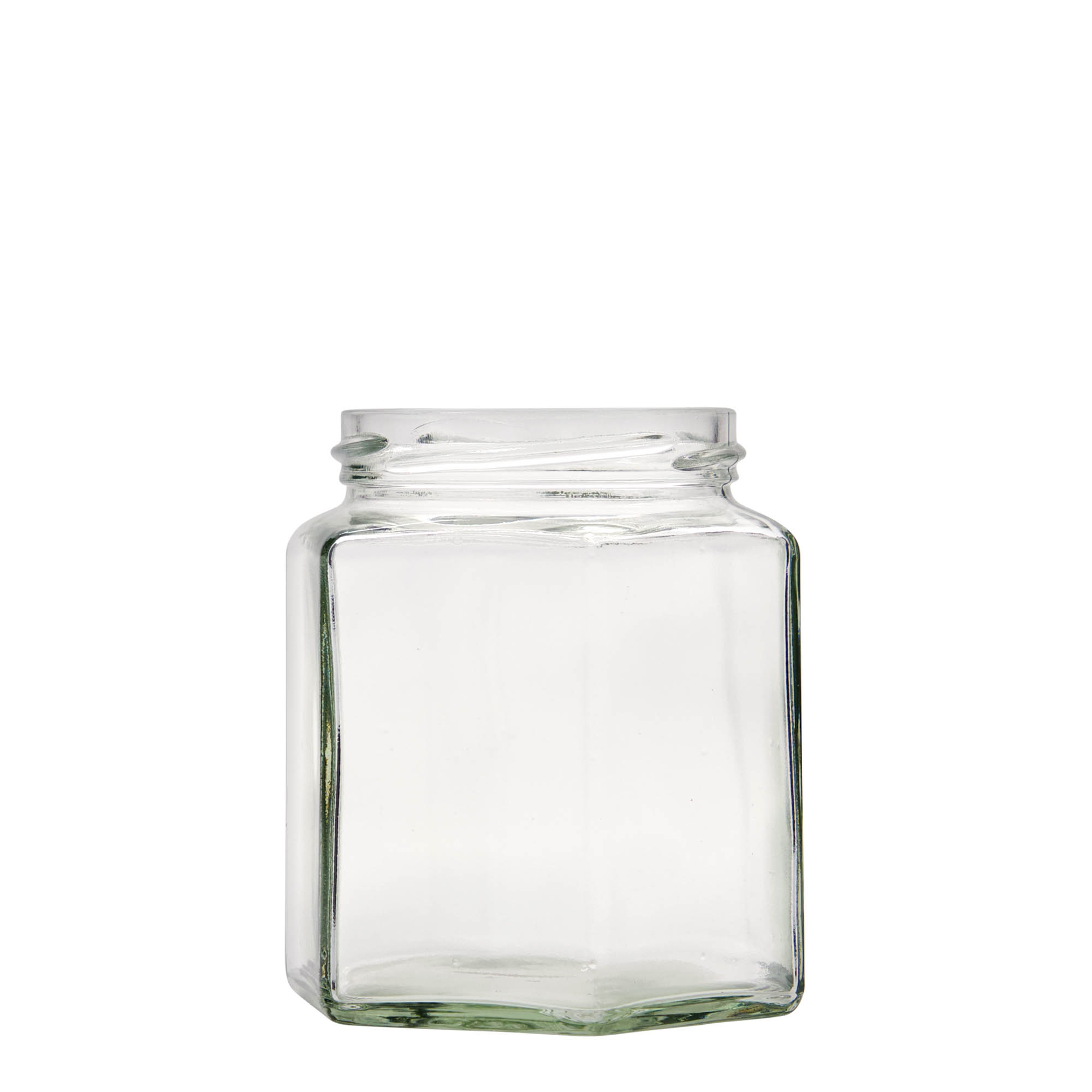 390 ml sześcienny słoik, otwór: Twist-Off (TO 70)