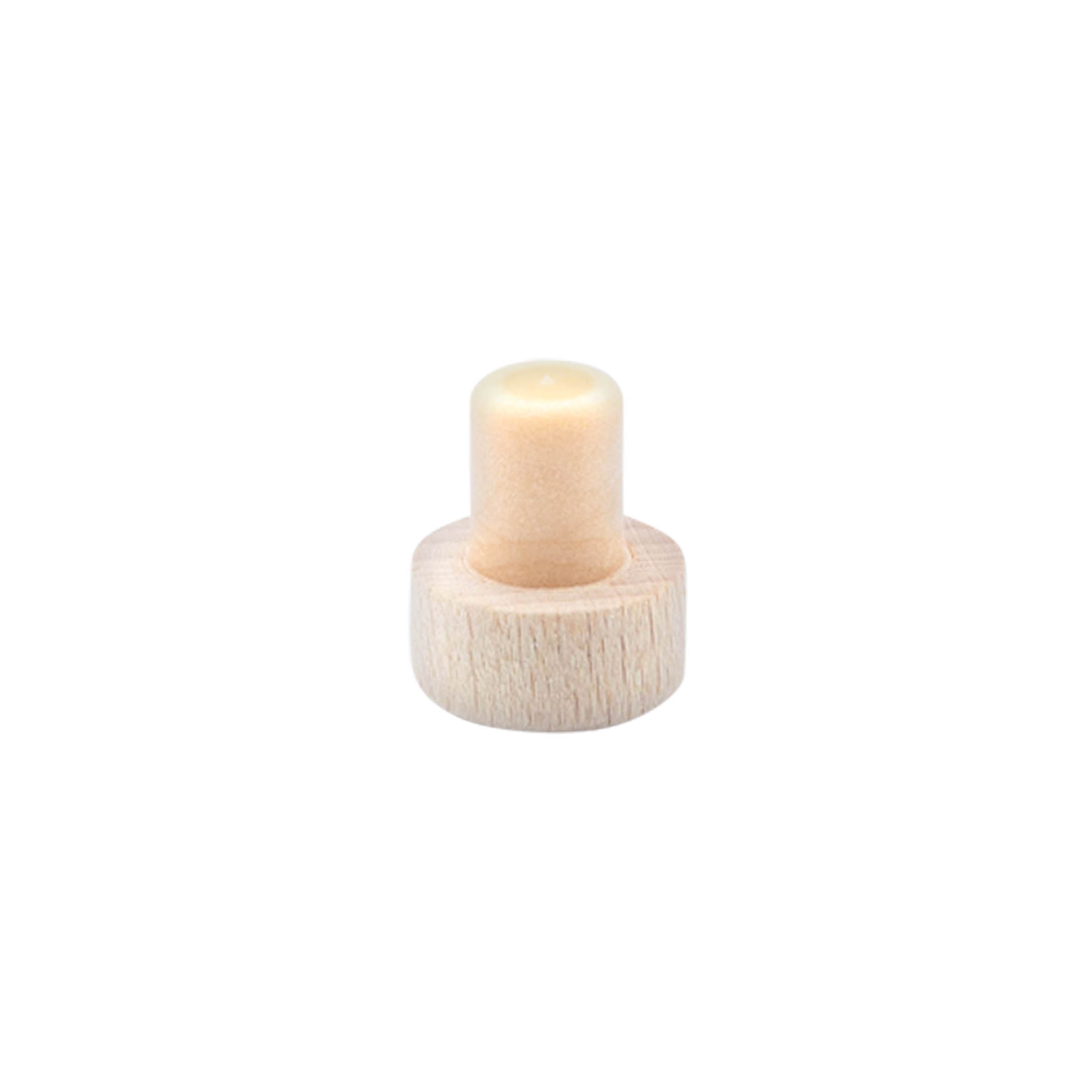 Korek z uchwytem 11 mm, drewno/plastik, do ustnika: korek