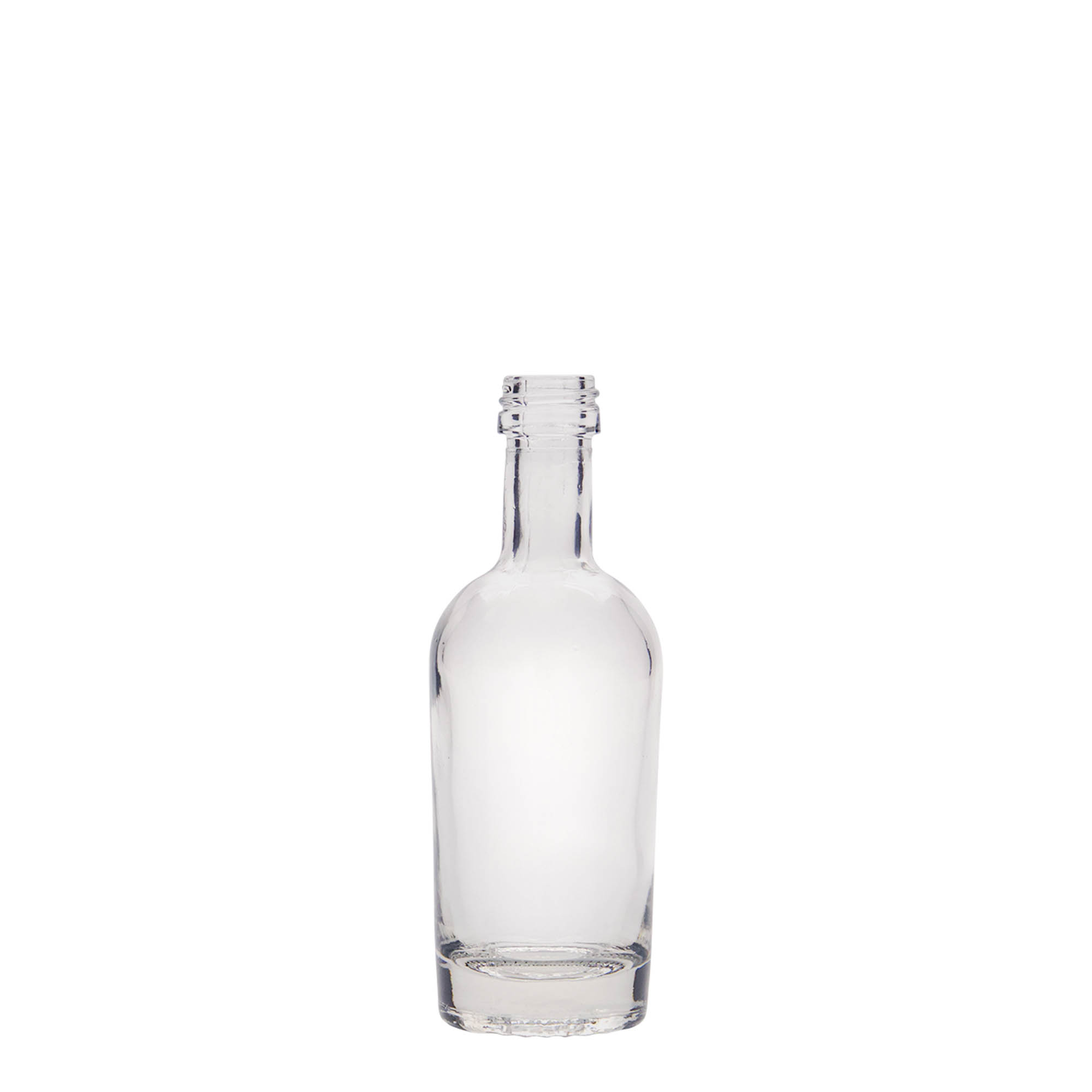 50 ml butelka szklana 'Pepe', gwint: PP 18
