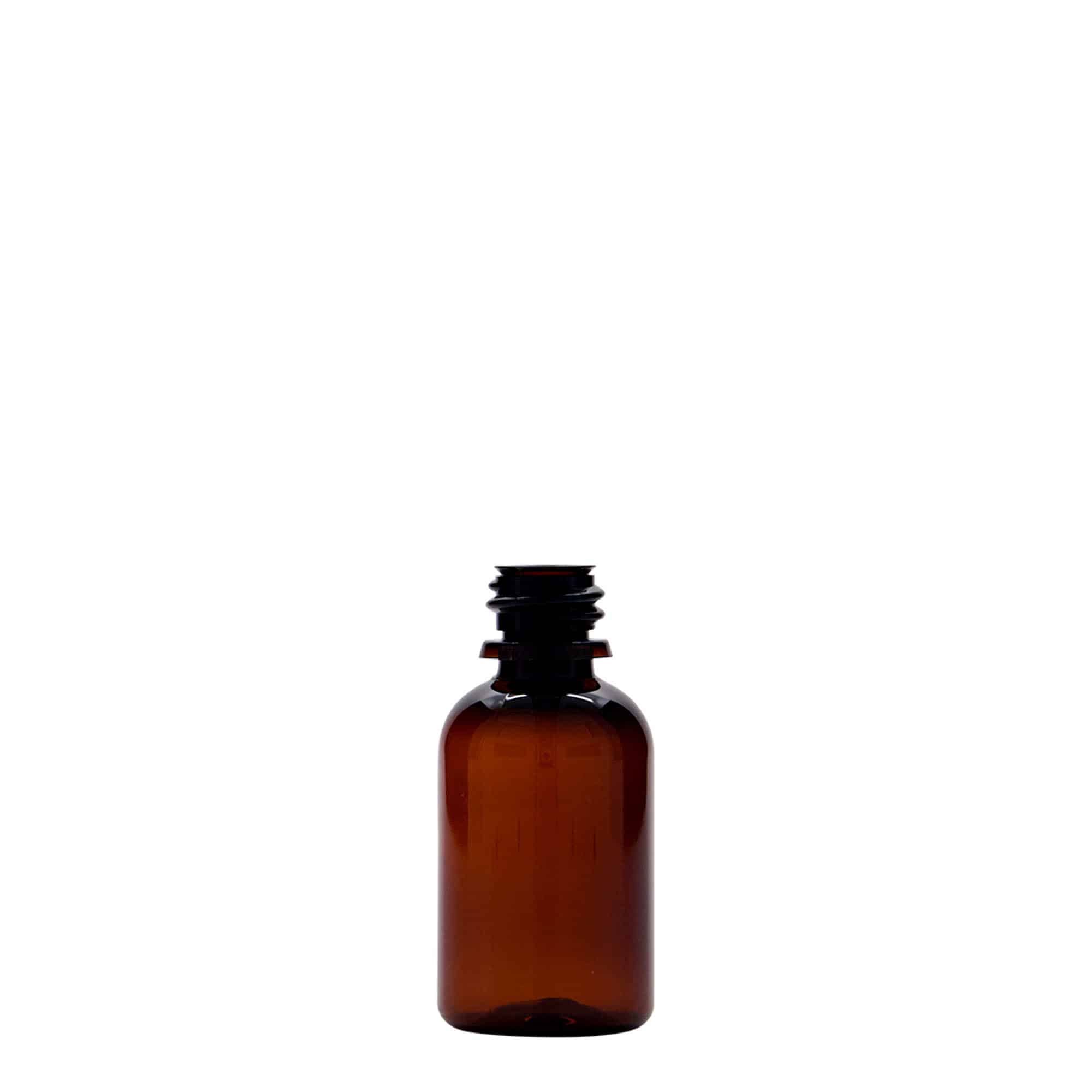 30 ml butelka farmaceutyczna PET 'Easy Living', kolor brązowy, tworzywo sztuczne, zamknięcie: DIN 18 30 ml butelka farmaceutyczna PET 'Easy Living', kolor brązowy, tworzywo sztuczne, zamknięcie: DIN 18