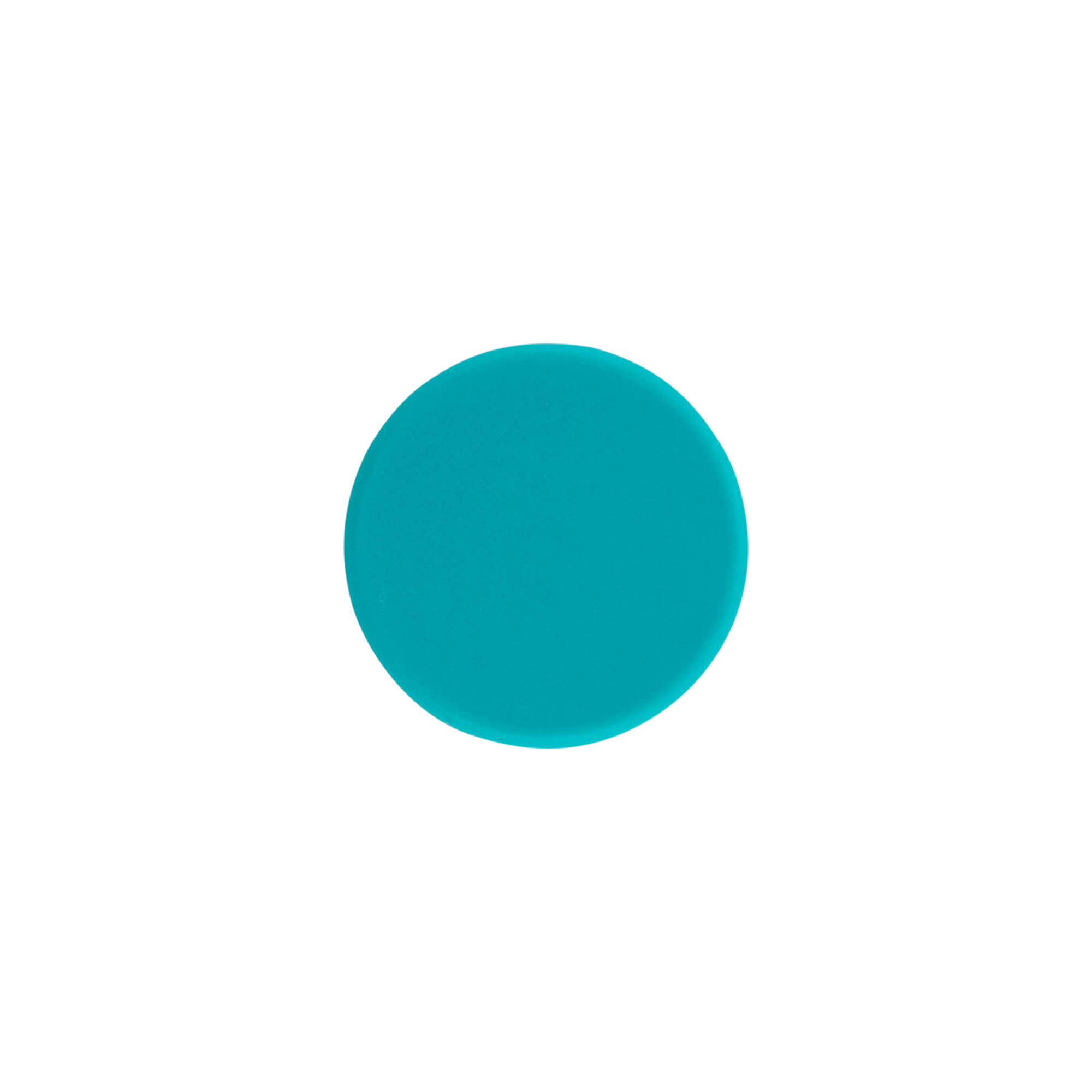 Zakrętka z gwintem, tworzywo ABS, turkusowa, do wylotu: GPI 28/400