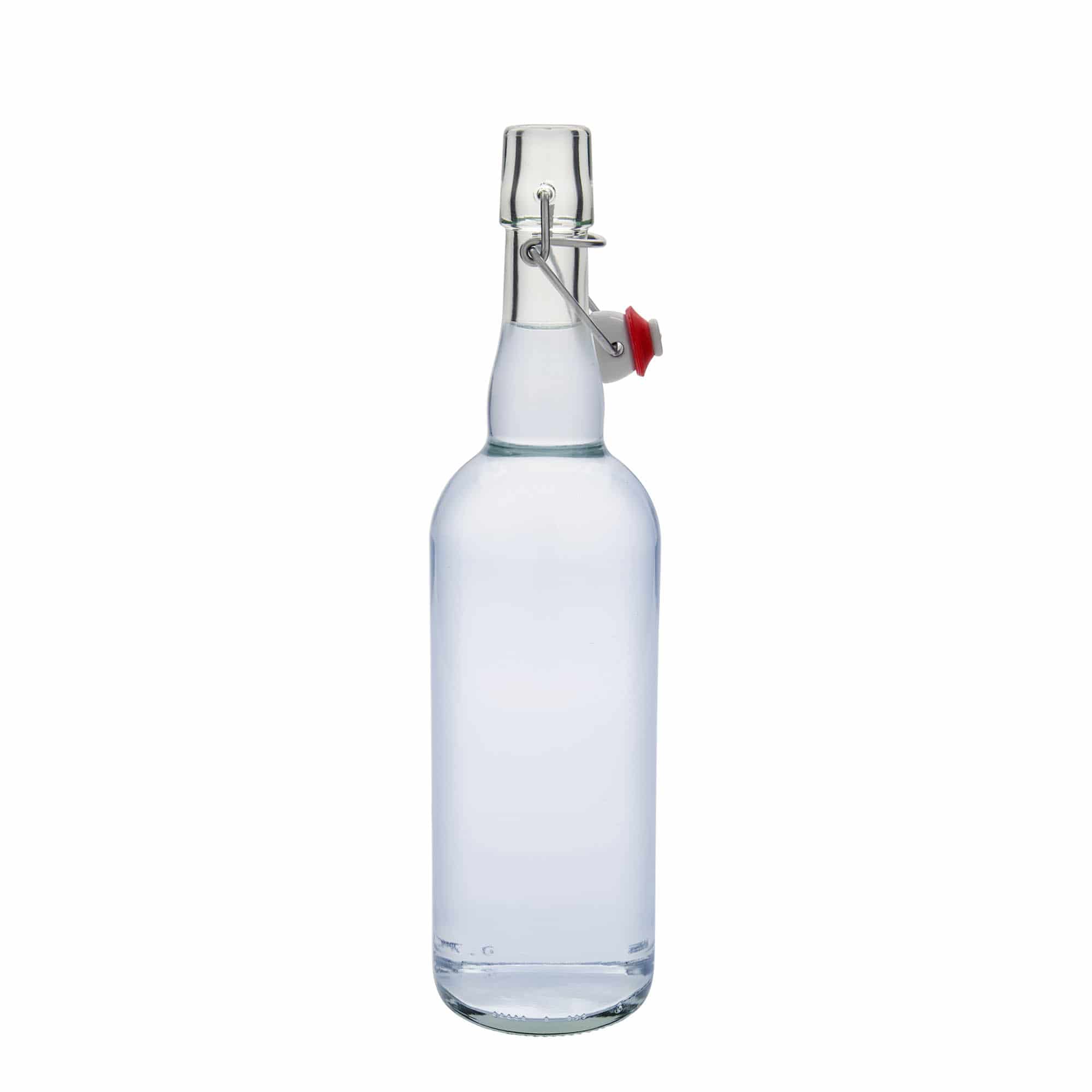 750 ml butelka piwa Belgia, szkło, szyjka: zamknięcie na klamrę