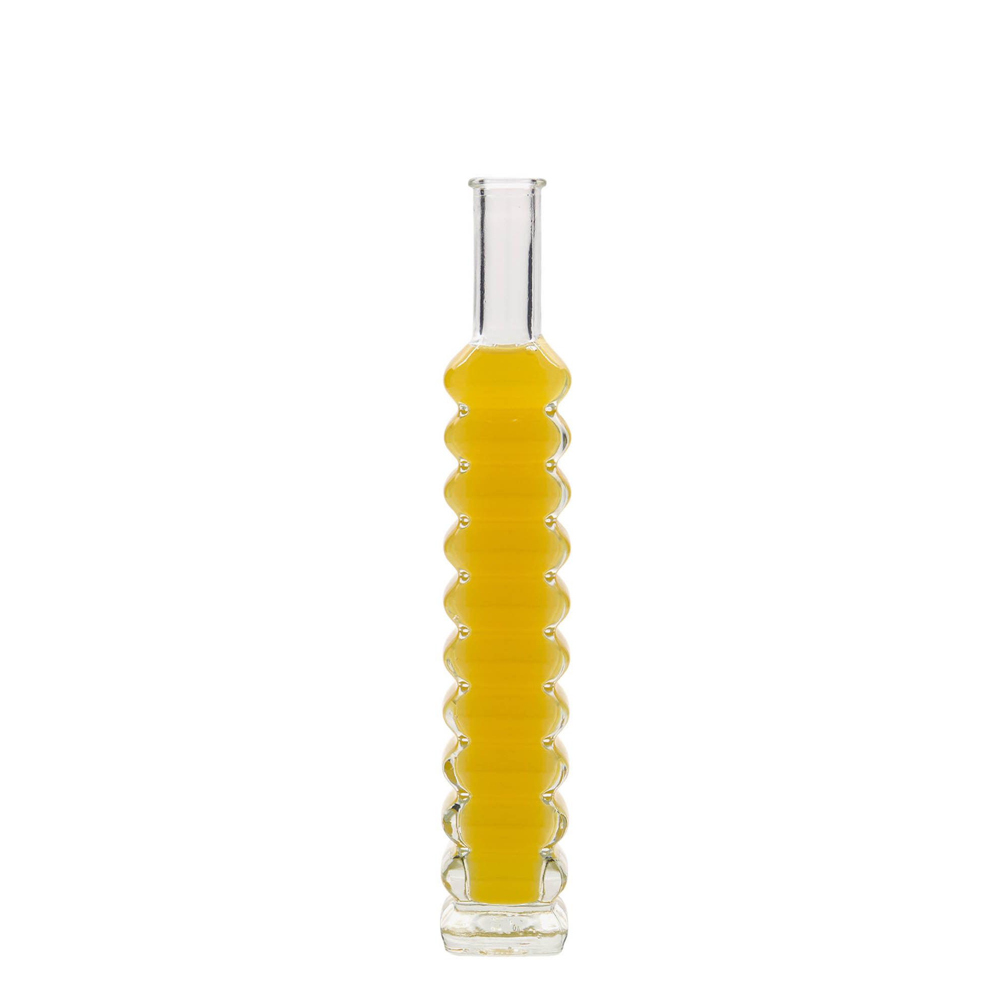 100 ml butelka szklana 'Roma', kwadratowa, zamknięcie: korek