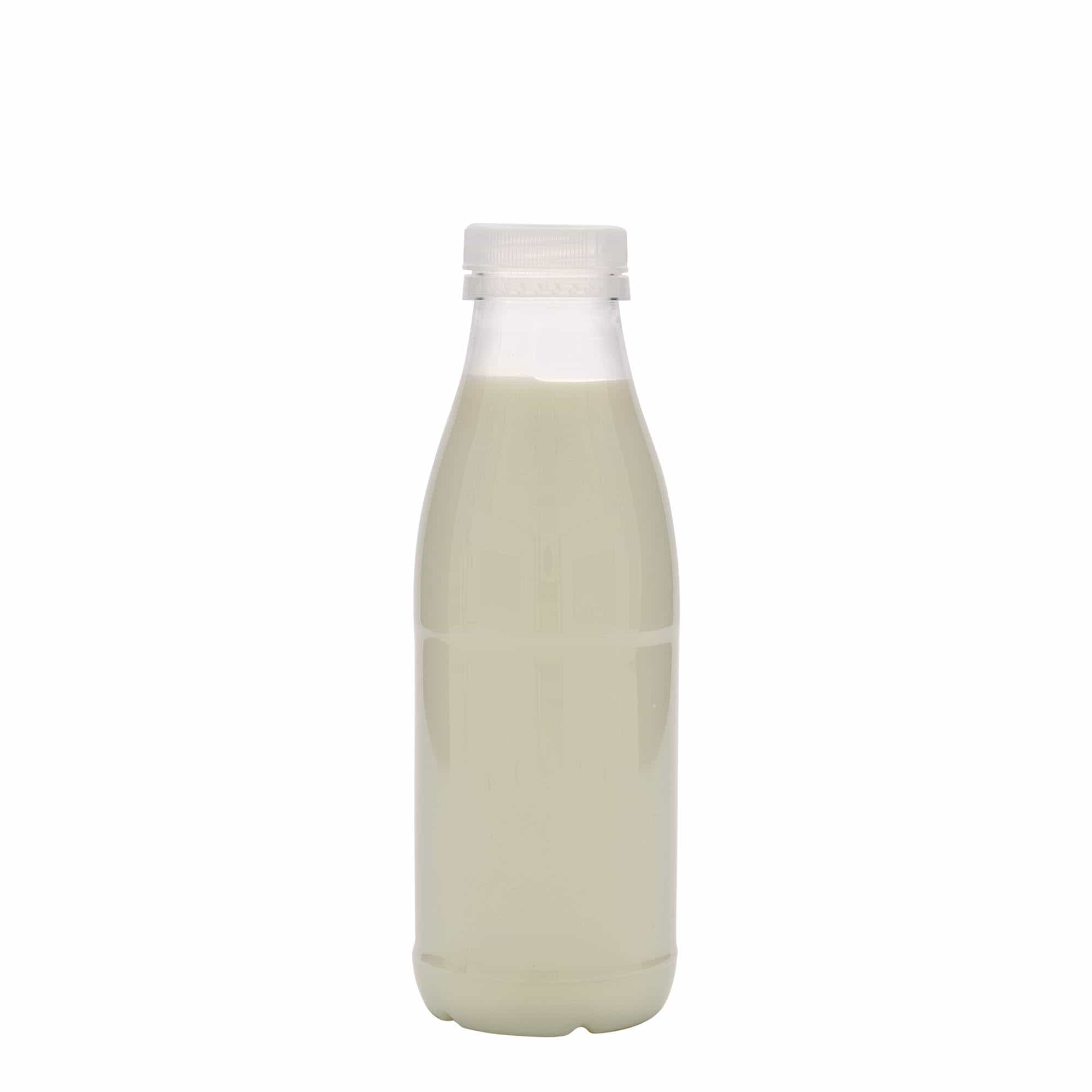 500 ml butelka PET „Milk and Juice”, tworzywo sztuczne, gwint: 38 mm