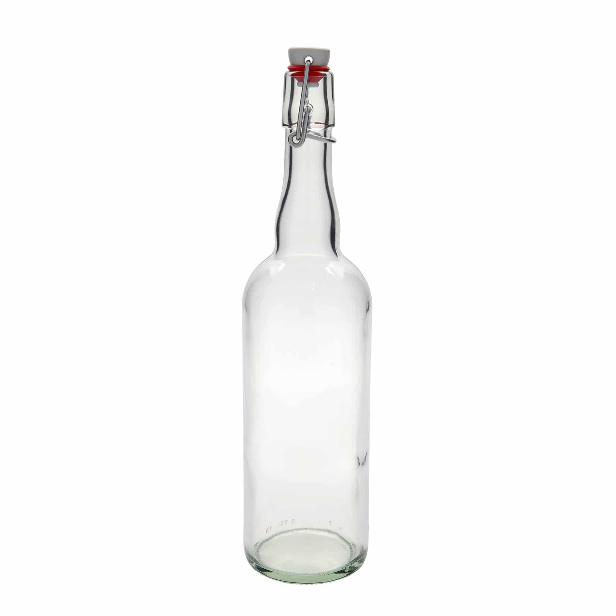 750 ml butelka piwa Belgia, szkło, szyjka: zamknięcie na klamrę