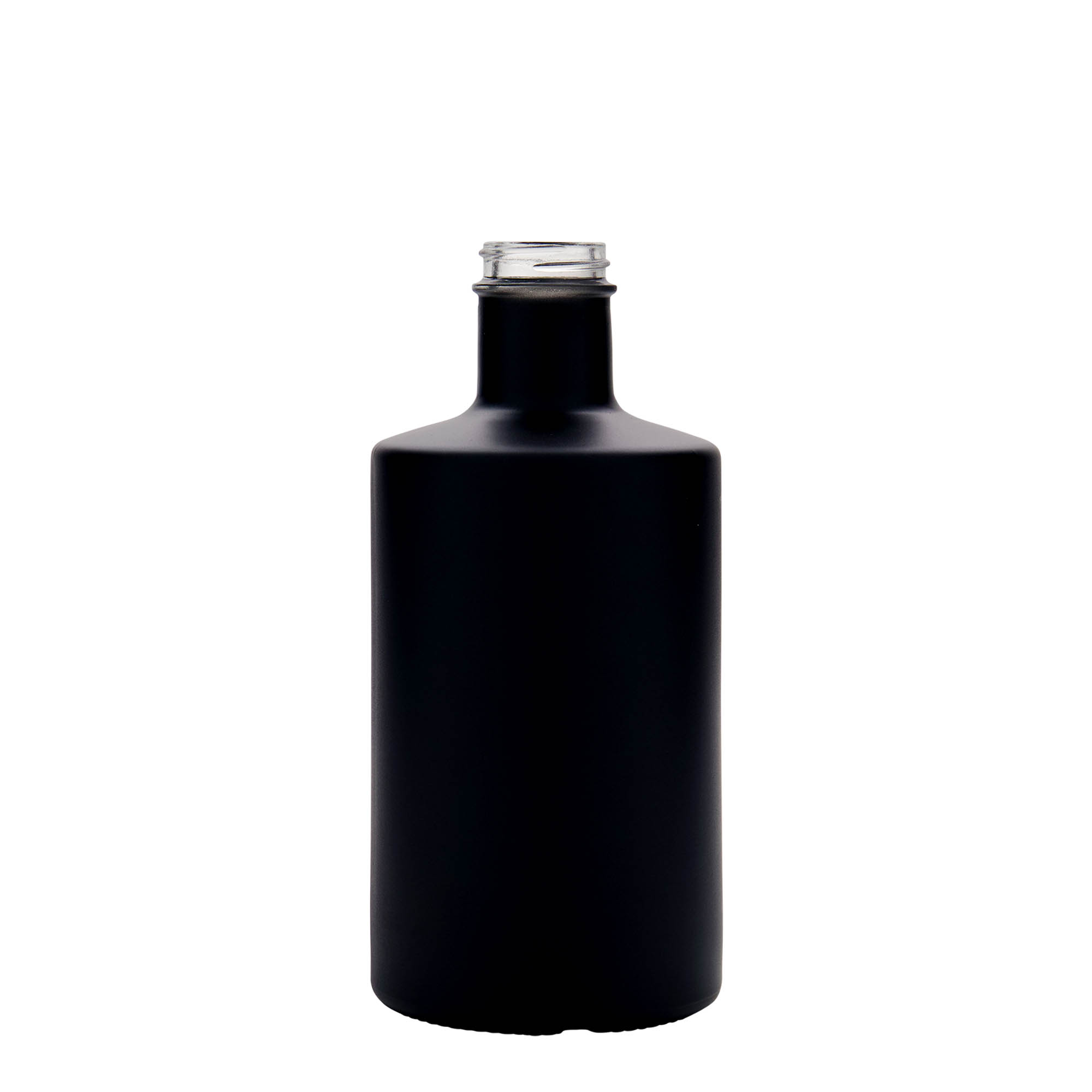 500 ml butelka szklana 'Caroline', czarna, gwint: GPI 33 500 ml butelka szklana 'Caroline', czarna, gwint: GPI 33
