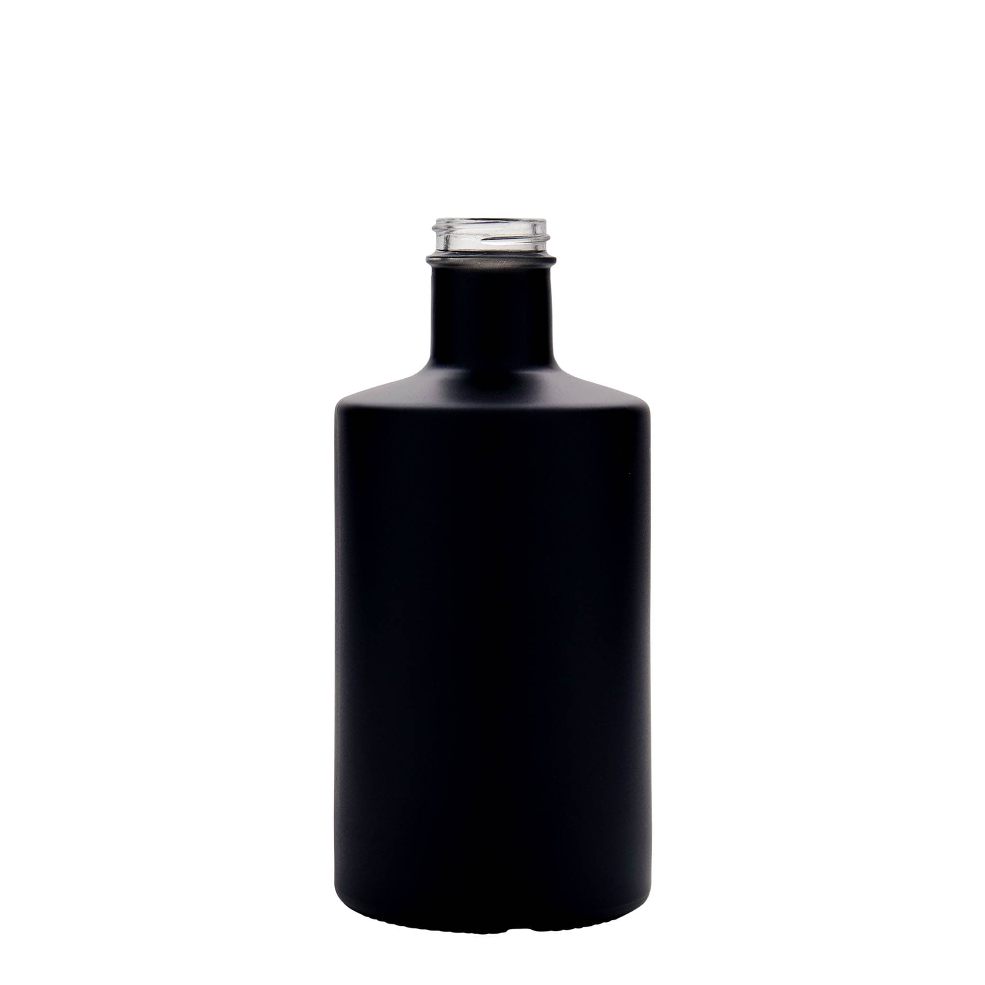 500 ml butelka szklana 'Caroline', czarna, gwint: GPI 33
