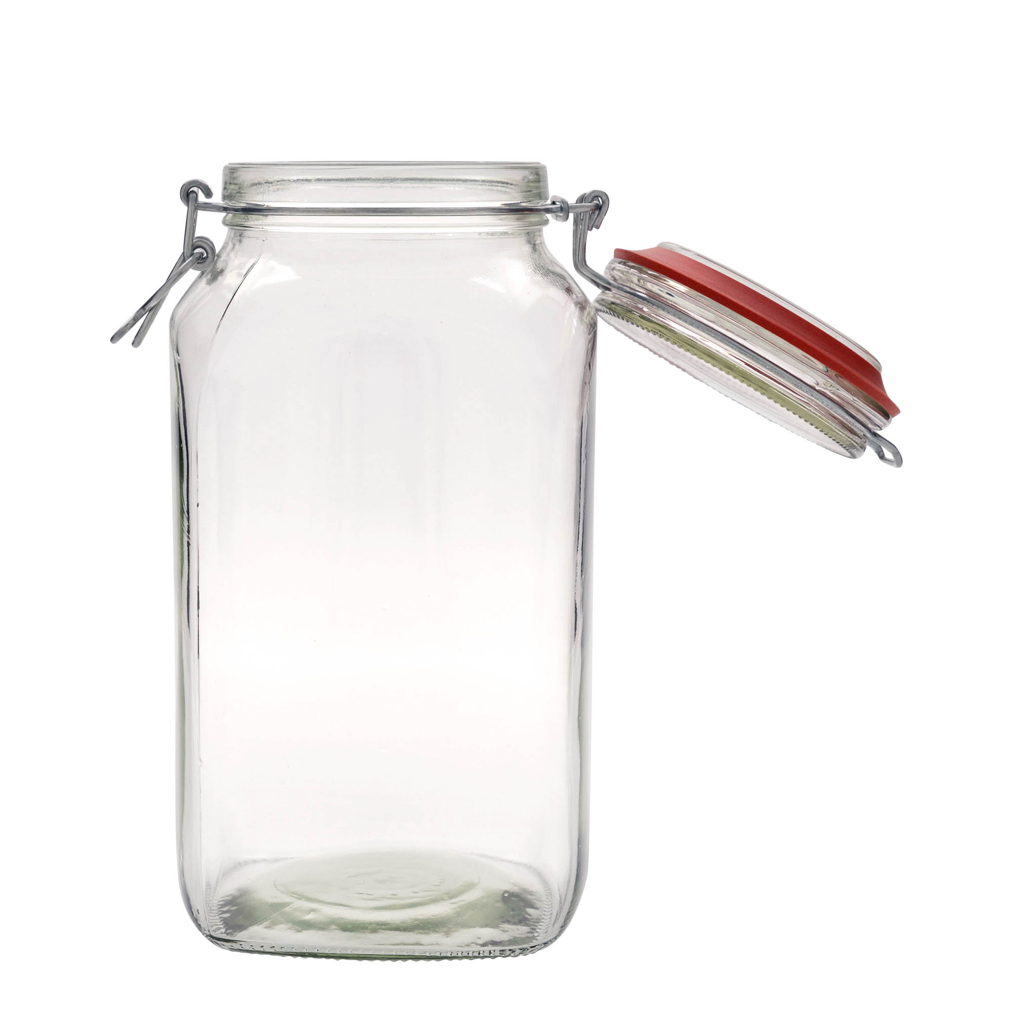 2.590 ml słoik ze szklanym zamknięciem drucianym #, kwadratowy, otwór: zamknięcie druciane 2.590 ml słoik ze szklanym zamknięciem drucianym #, kwadratowy, otwór: zamknięcie druciane