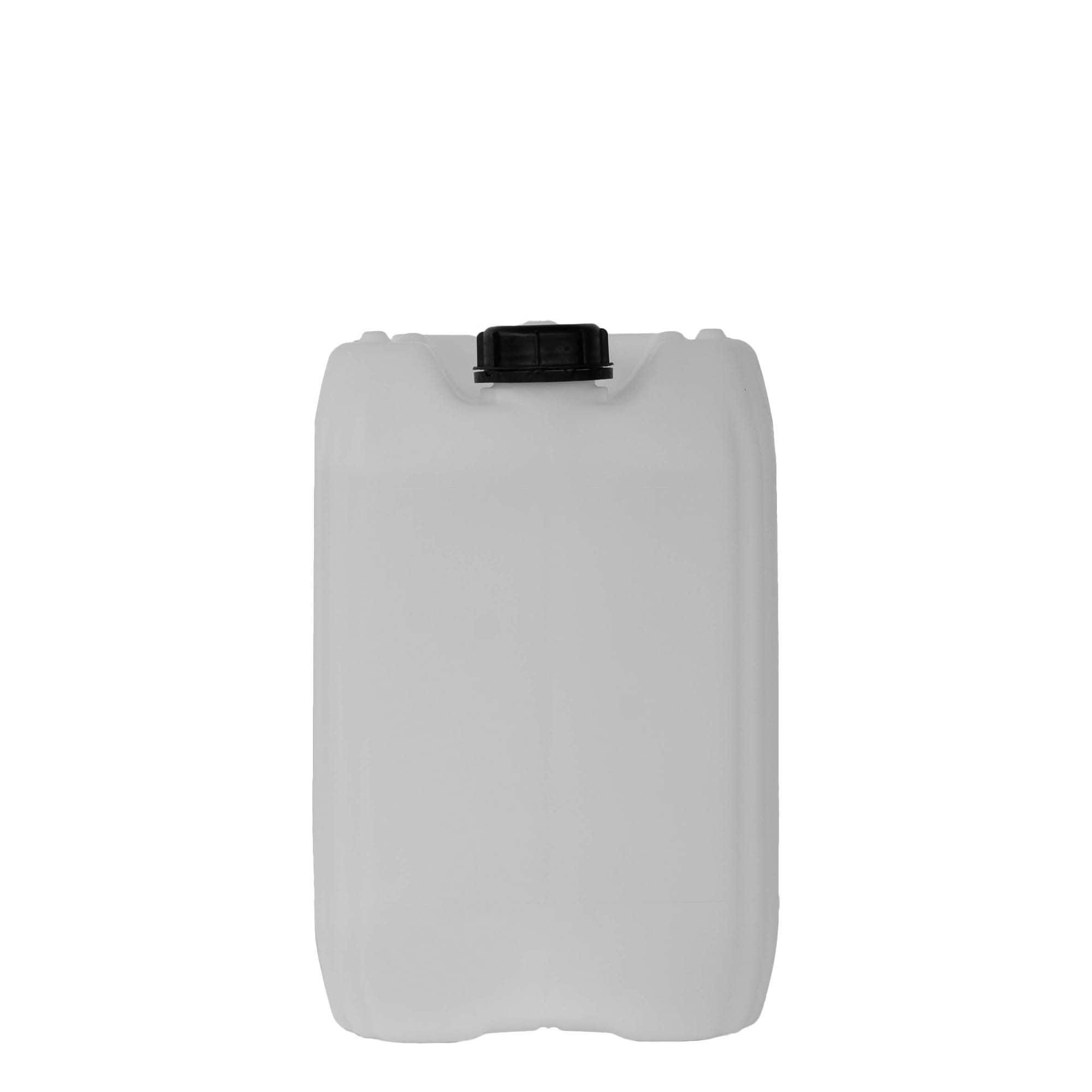 20 l kanister, prostokątny, tworzywo HDPE, naturalny, wylot: ND 60