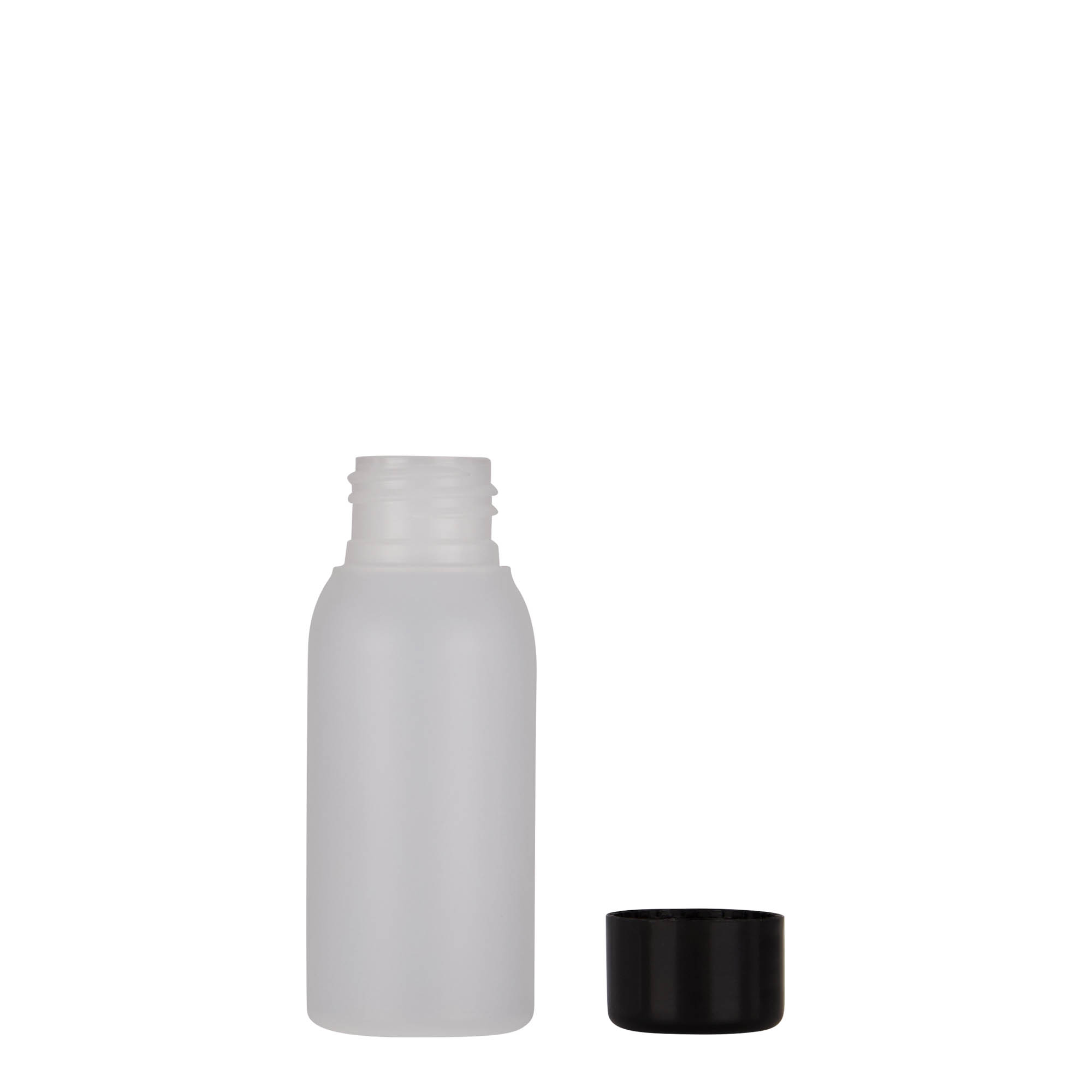 50 ml butelka plastikowa 'Tuffy', HDPE, naturalna, gwint: 24/410