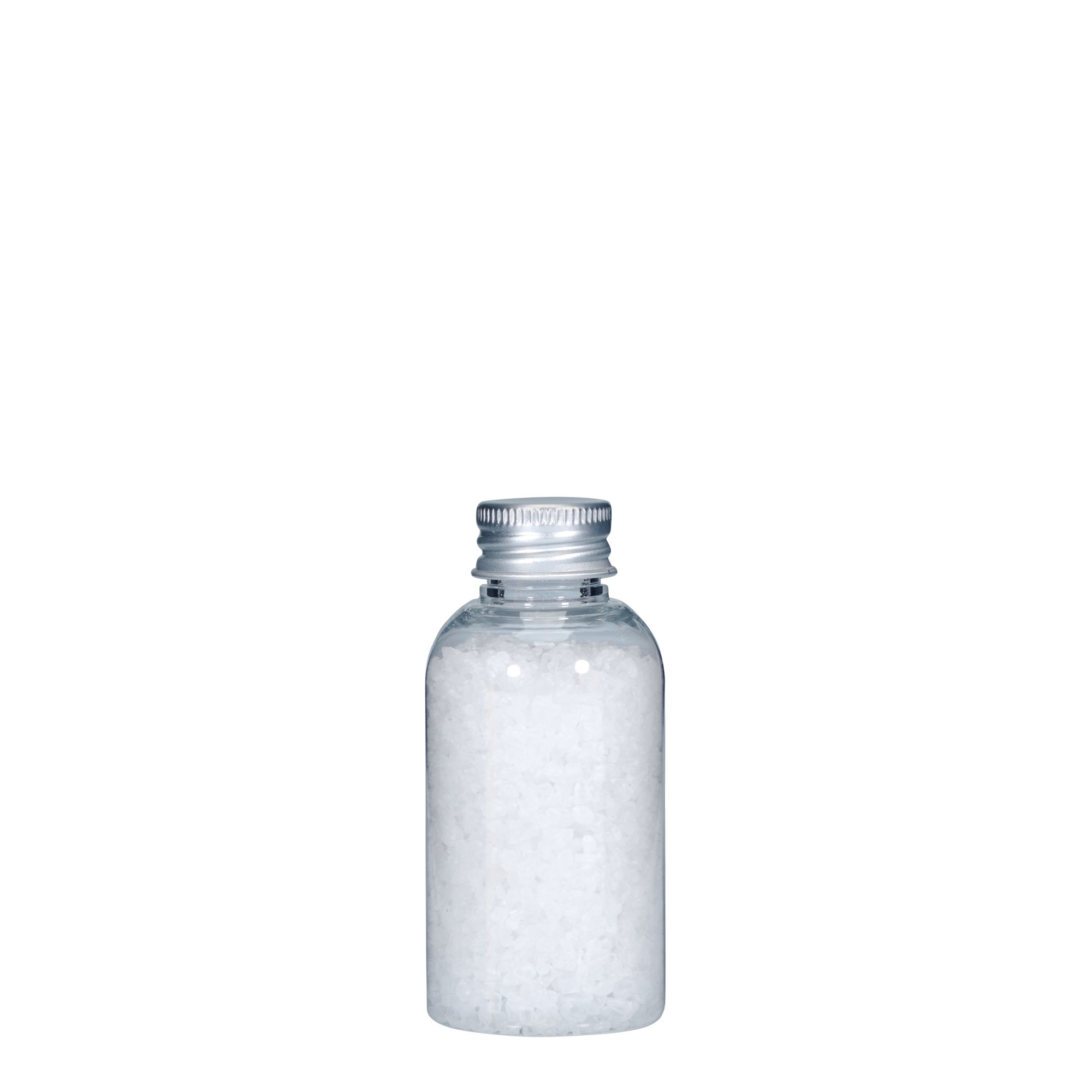 50 ml butelka PET „Boston”, plastik, gwint: 20/410 50 ml butelka PET „Boston”, plastik, gwint: 20/410