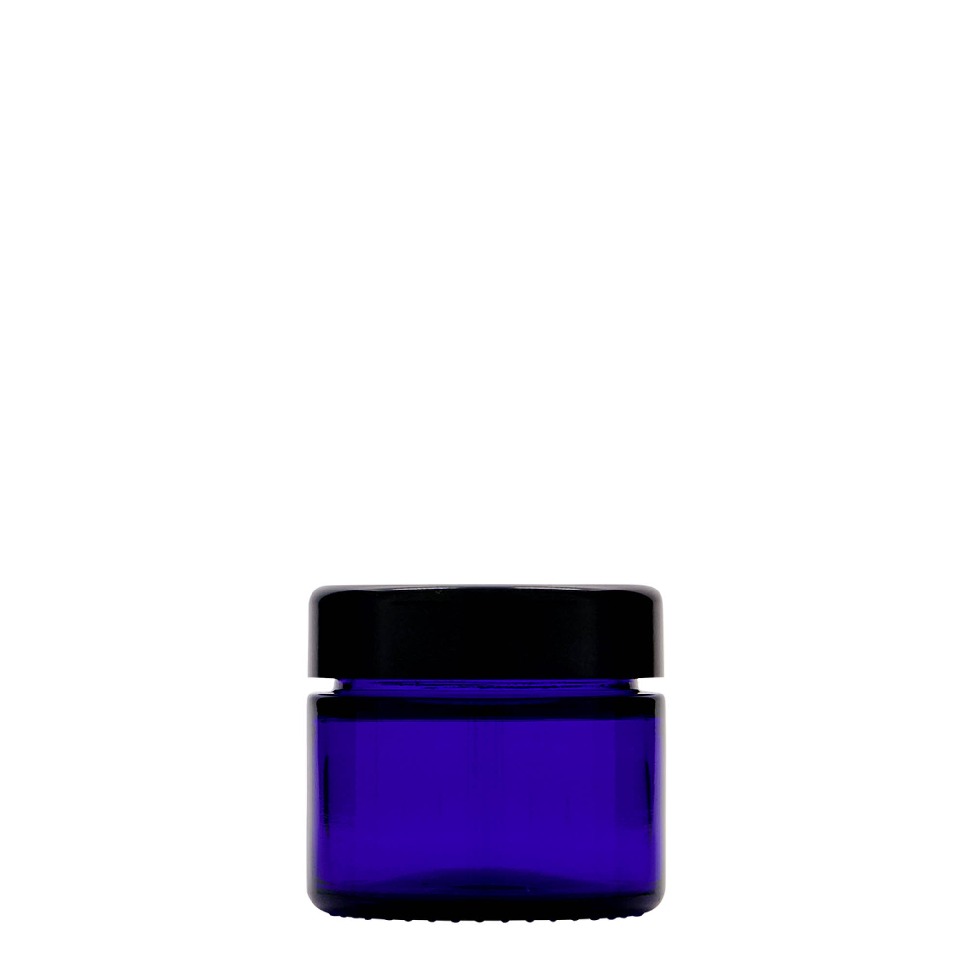 50 ml słoik 'Blue Edition', szkło, królewski błękit, wylot: zakrętka