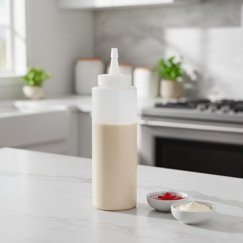 Zakrętka z końcówką do wyciskania, tworzywo sztuczne PP, biała, do gwintu: 38/400