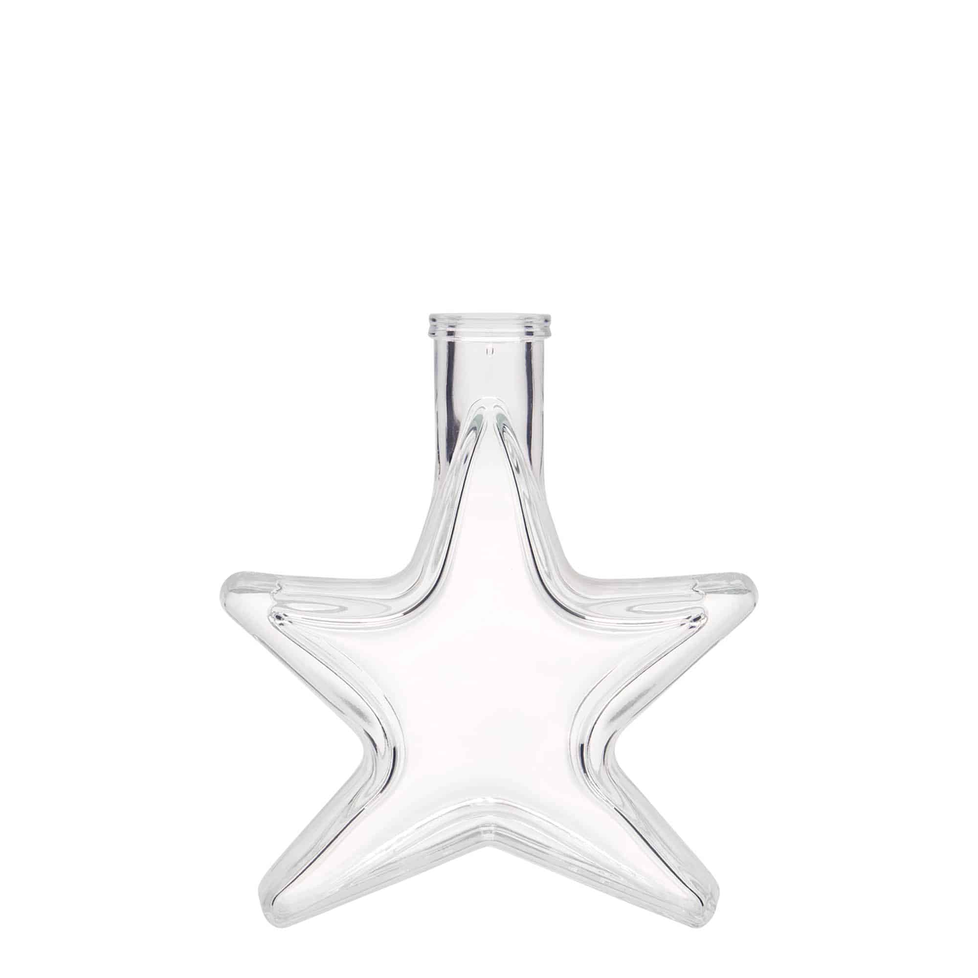 100 ml butelka szklana 'Gwiazda', zamknięcie: korek 100 ml butelka szklana 'Gwiazda', zamknięcie: korek