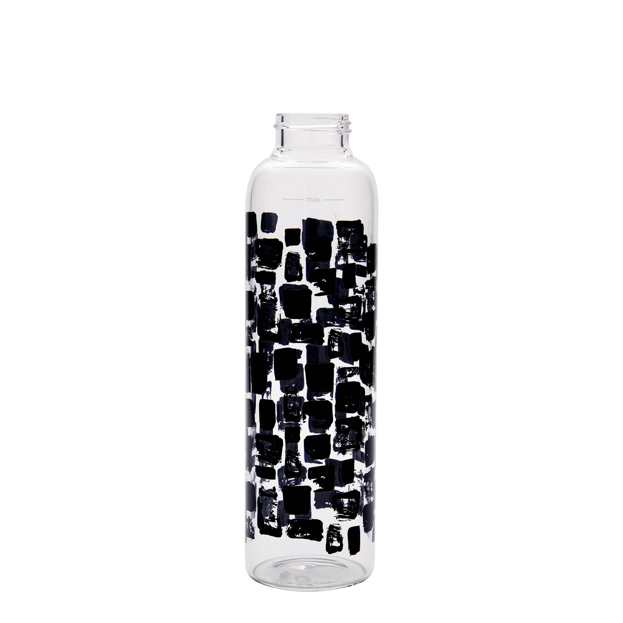 500 ml butelka do picia 'Perseus', wzór: czarne prostokąty, zamknięcie: zakrętka 500 ml butelka do picia 'Perseus', wzór: czarne prostokąty, zamknięcie: zakrętka