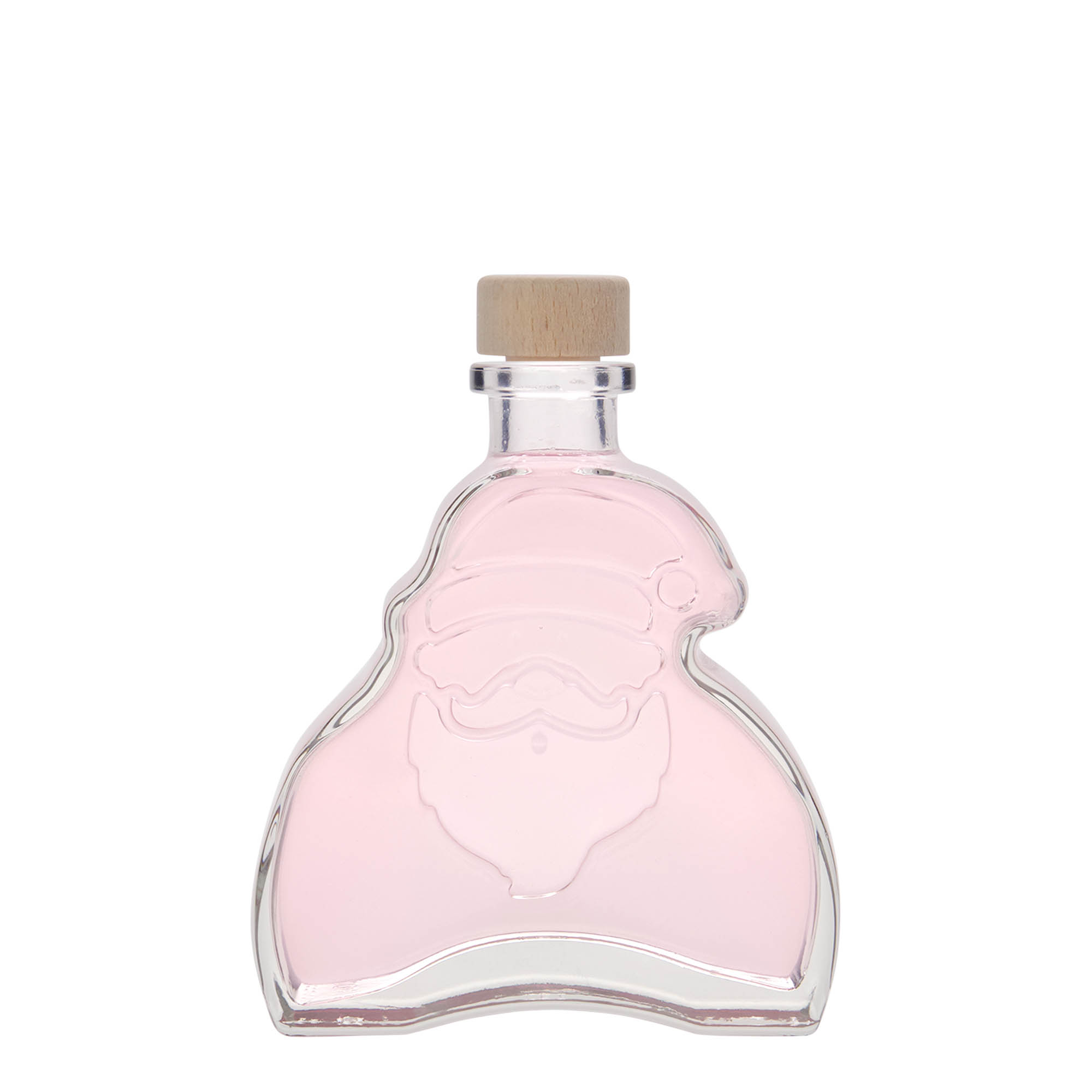 200 ml butelka szklana „Święty Mikołaj”, otwór: korek