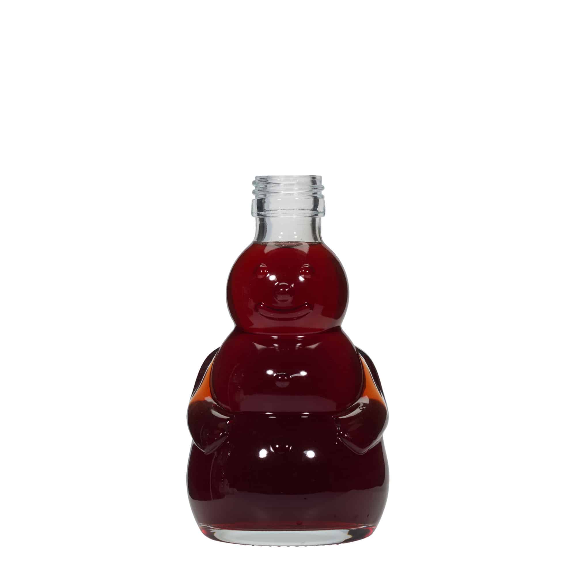 200 ml butelka szklana 'Bałwan', wylot: PP 28