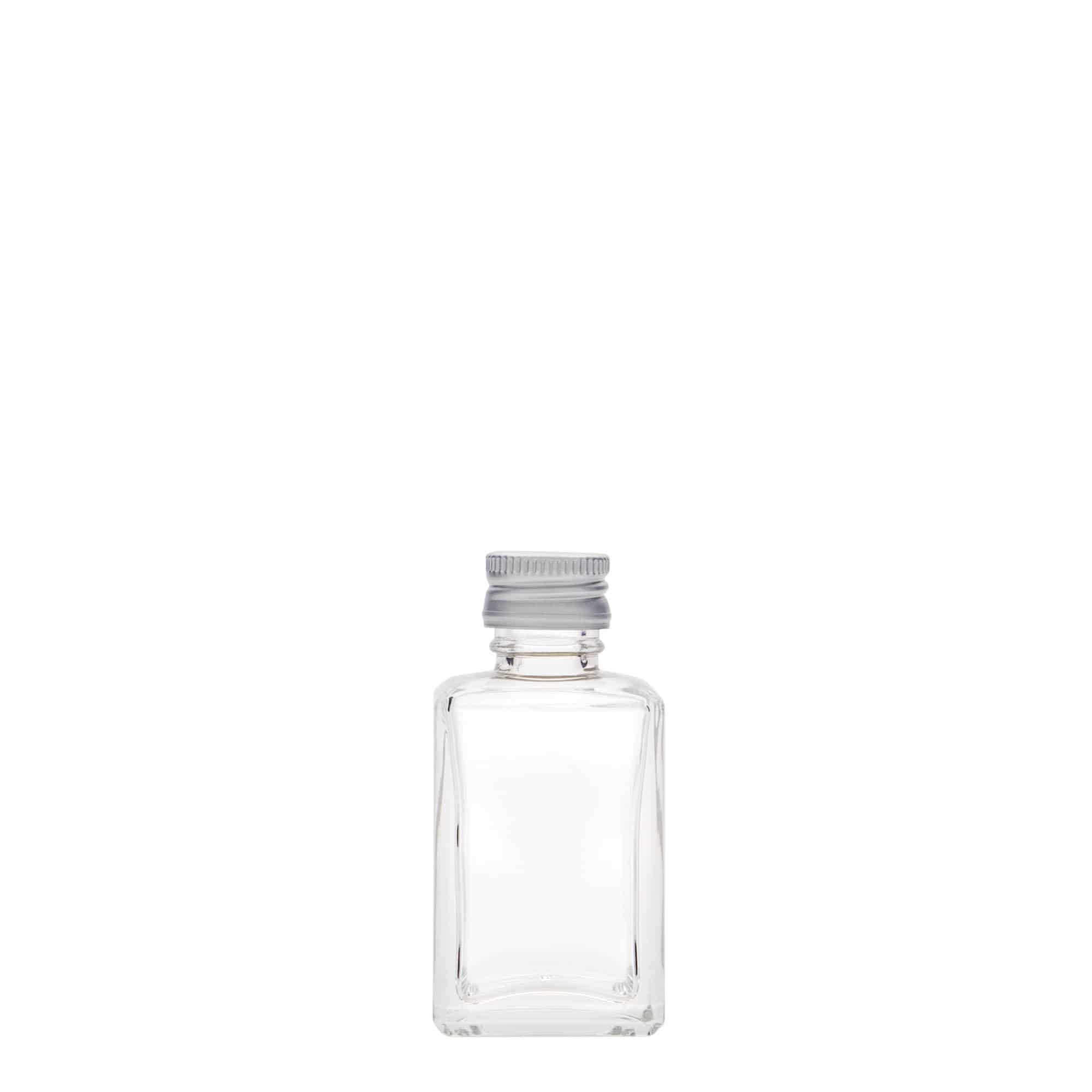 30 ml butelka szklana „Tamme”, kwadratowa, gwint: PP 18