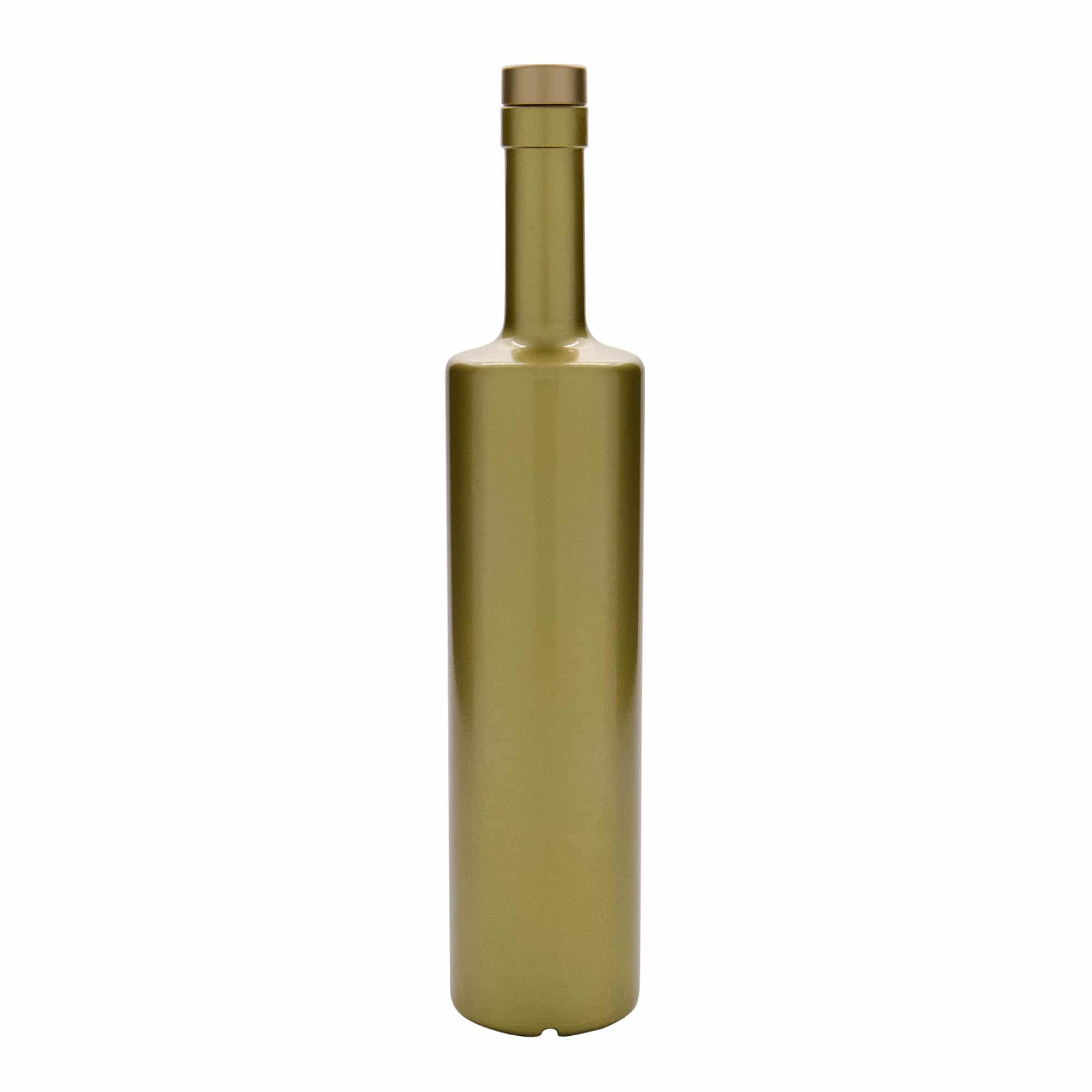 700 ml butelka szklana 'Centurio', kolor złoty, zamknięcie: korek